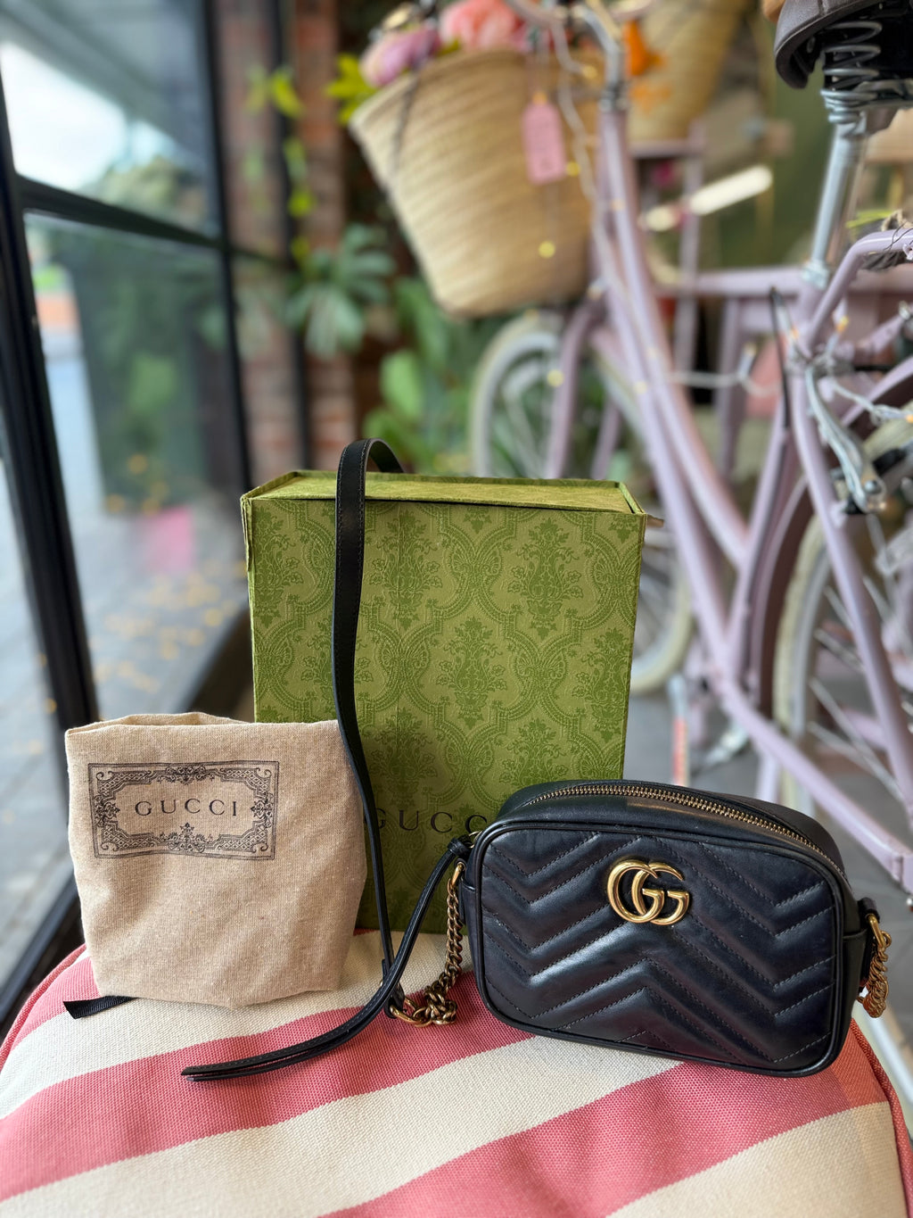 Gucci Mini Marmont Crossbody Camera Bag