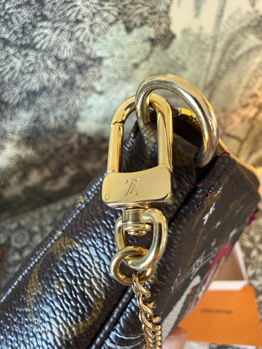 Louis Vuitton mini Pochette - Vivienne Courchevel - RARE 2019