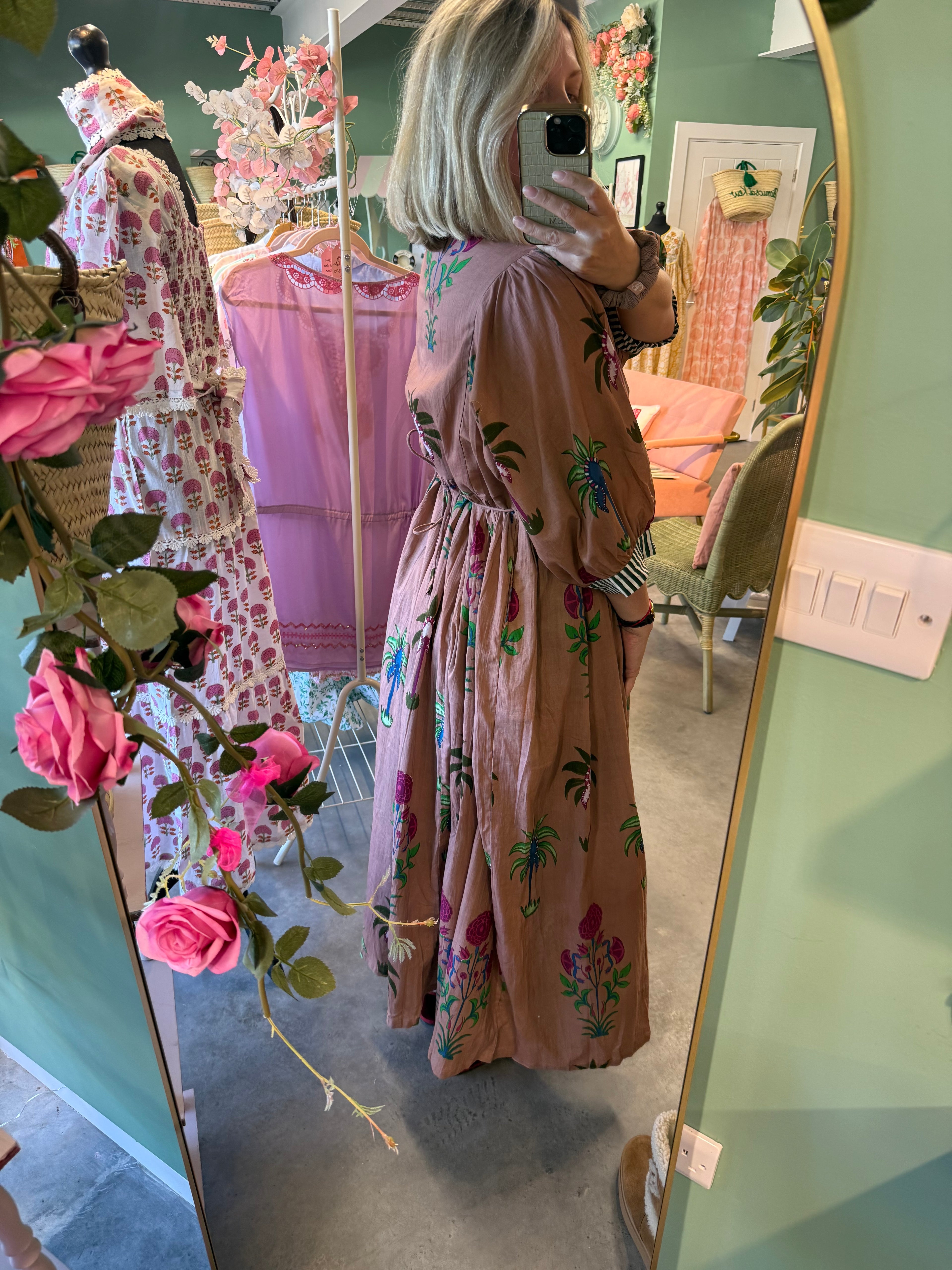 Essentials London Cotton Dress- one size