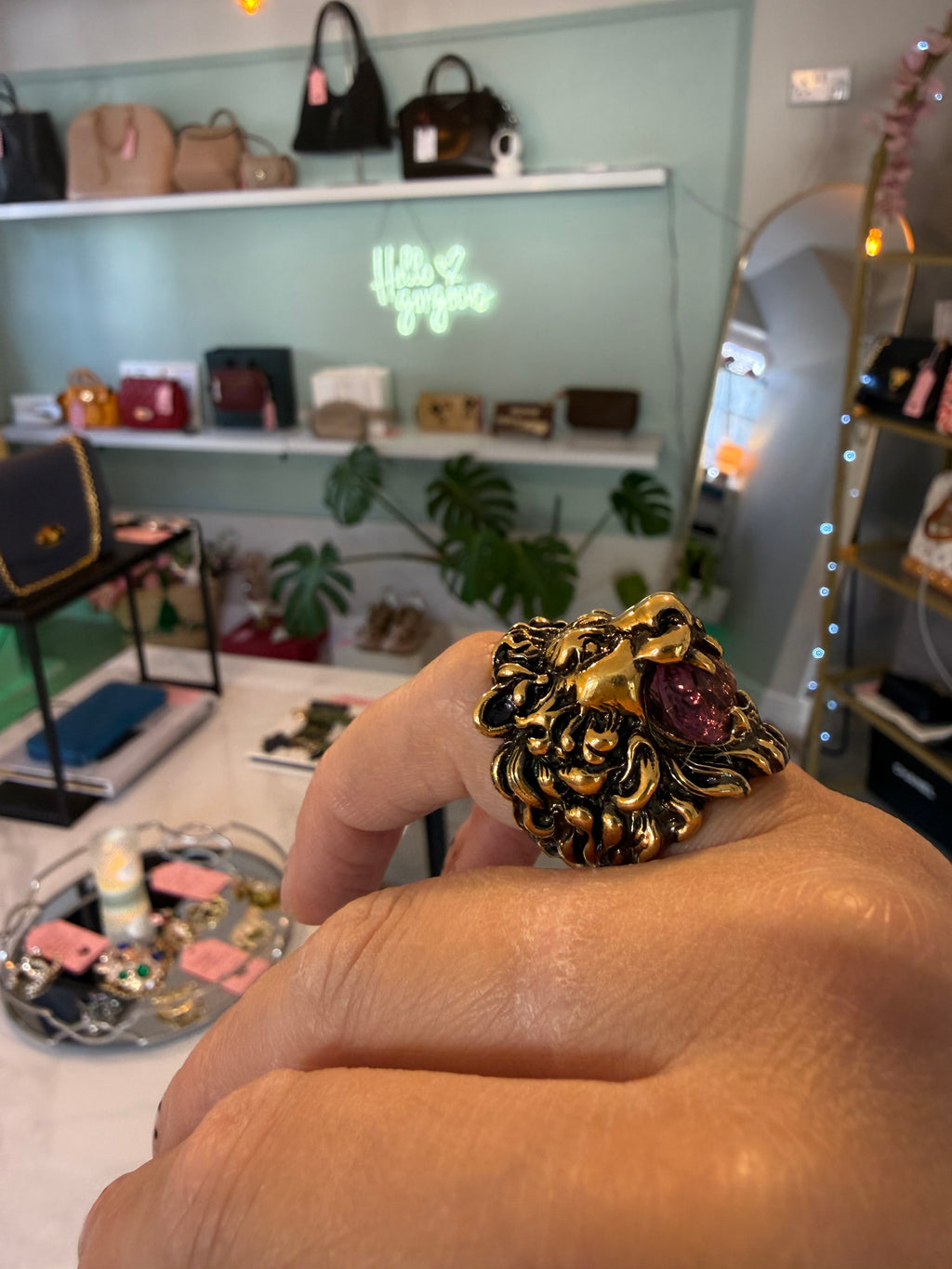 Gucci Lionhead Ring