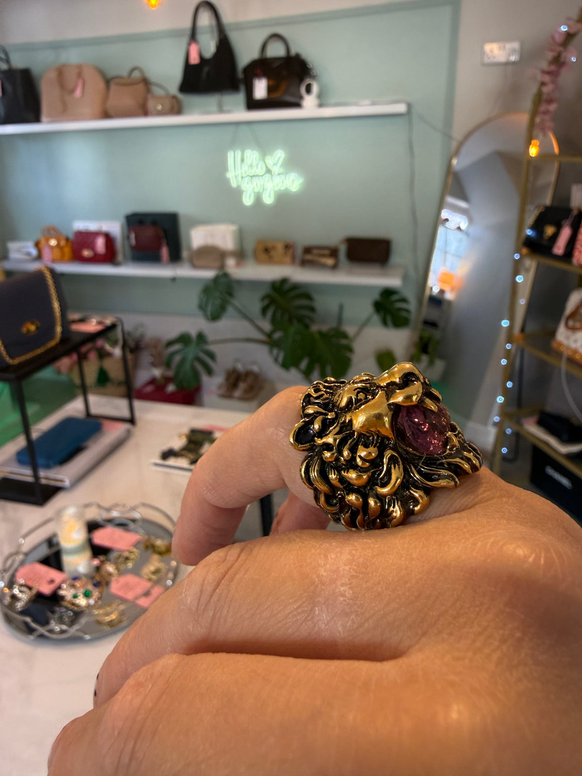 Gucci Lionhead Ring