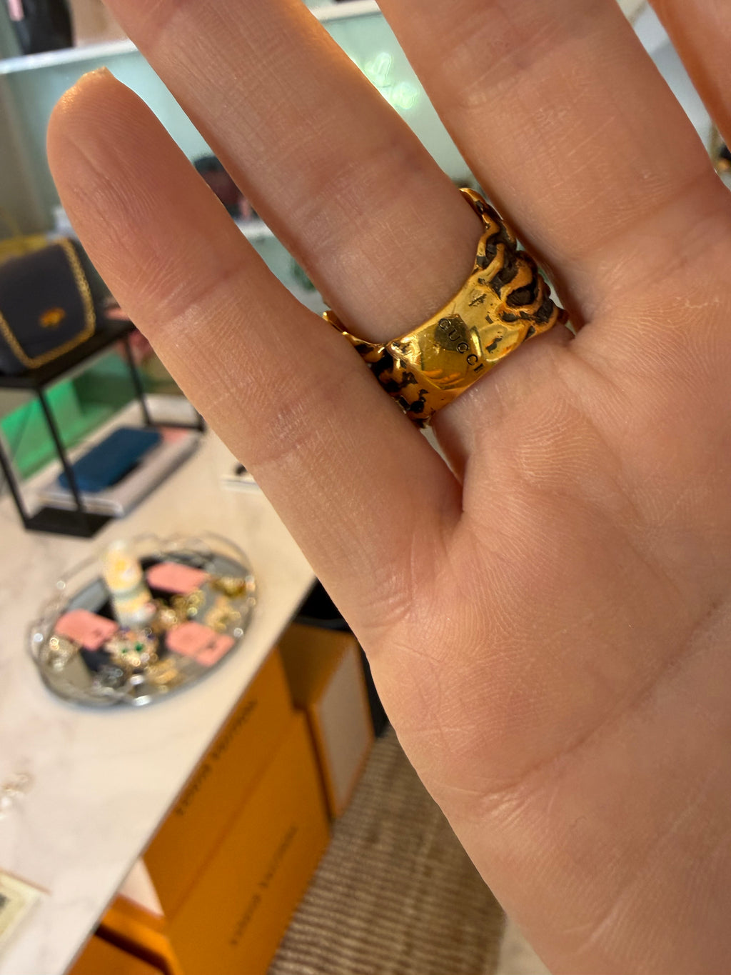 Gucci Lionhead Ring
