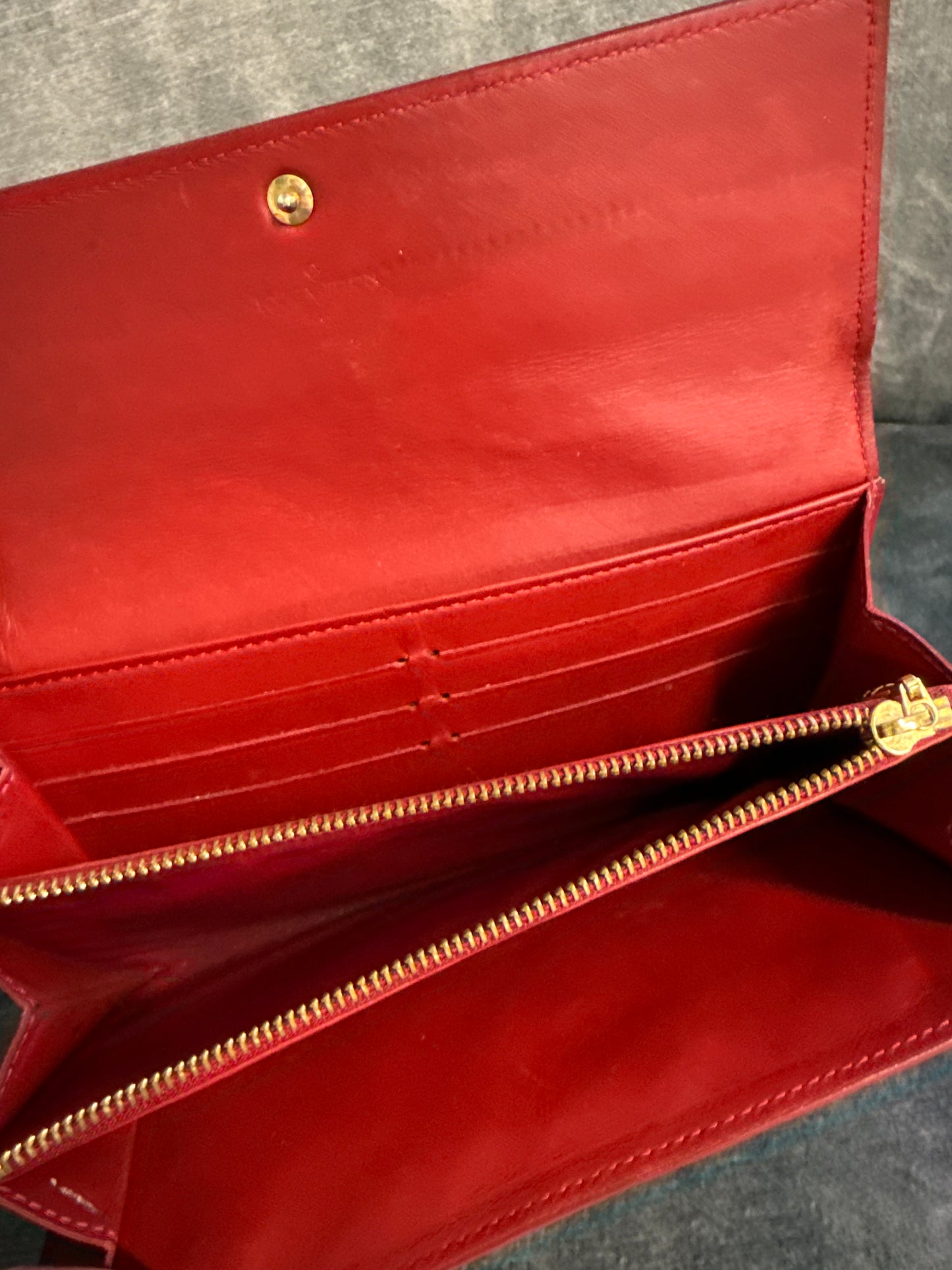 Louis Vuitton Vernais Cherry Sarah Wallet