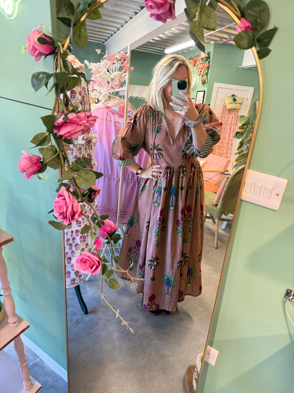 Essentials London Cotton Dress- one size