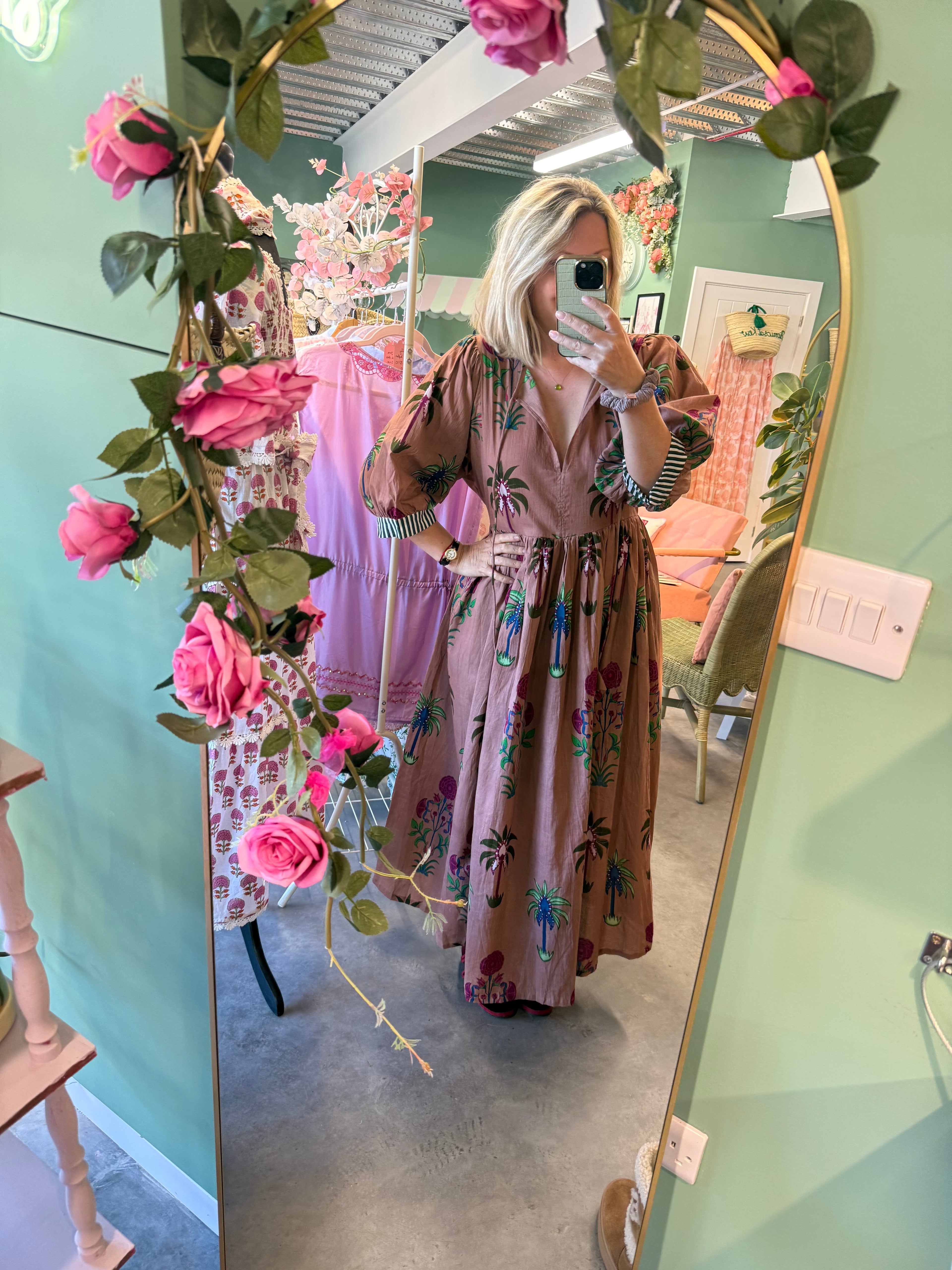 Essentials London Cotton Dress- one size