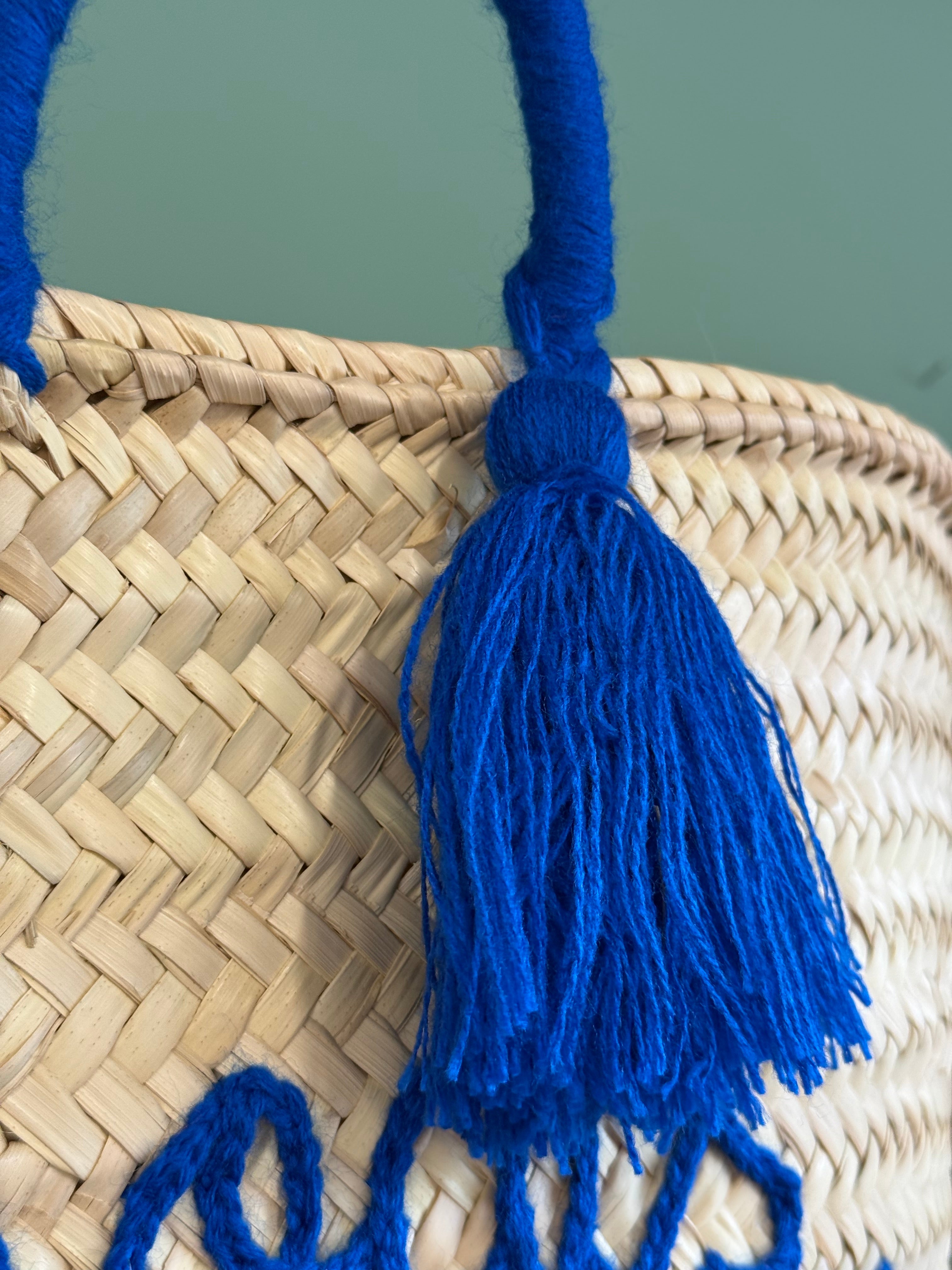Little Rose ‘Boats and Blankets’ Basket Bag