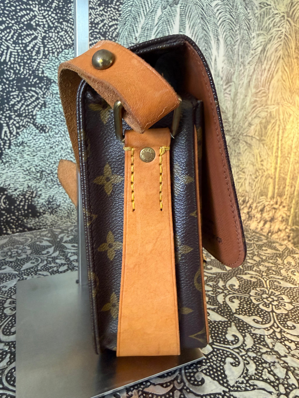 Louis Vuitton Vintage Monogram Cartouchière Crossbody Bag