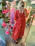 Essentials London Hearts Cotton Dress - one size