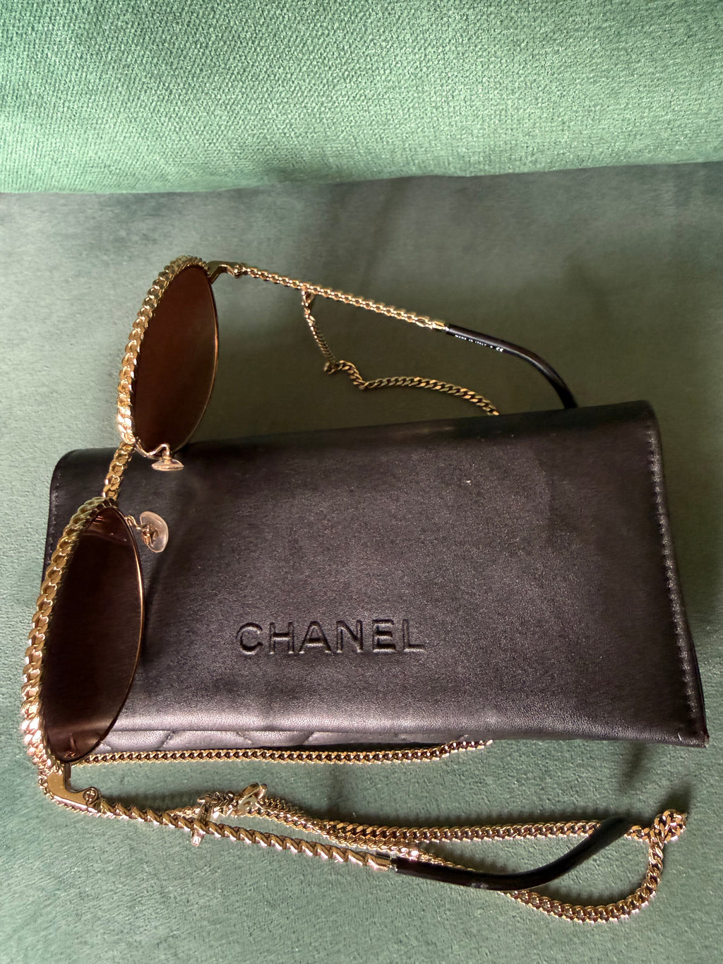Chanel Chain Sunglasses