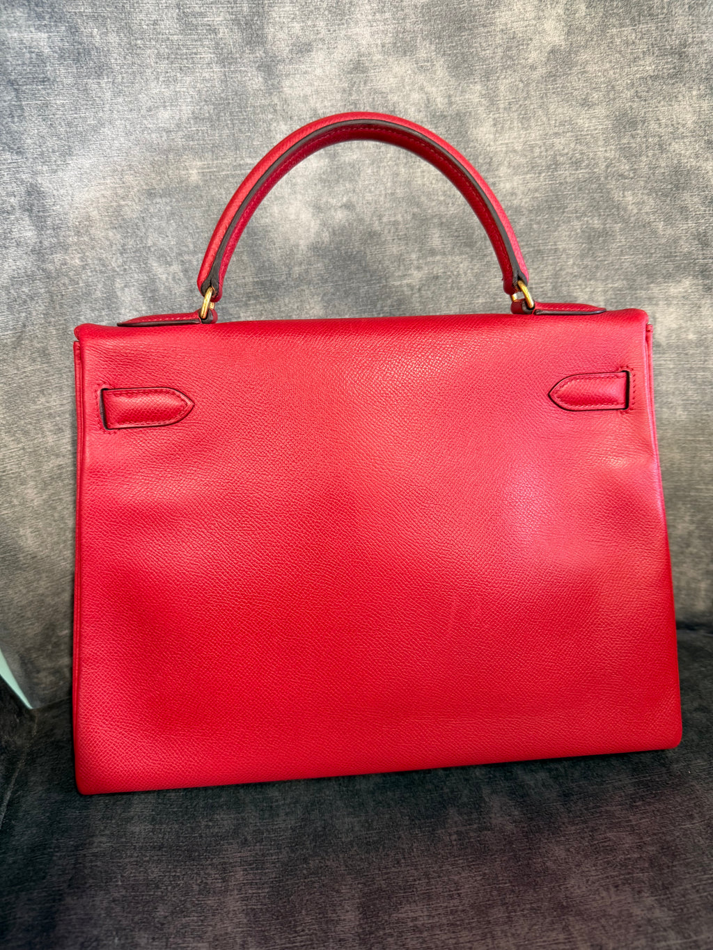 Hermès Kelly 32 Retourne in Veau Togo– 1990