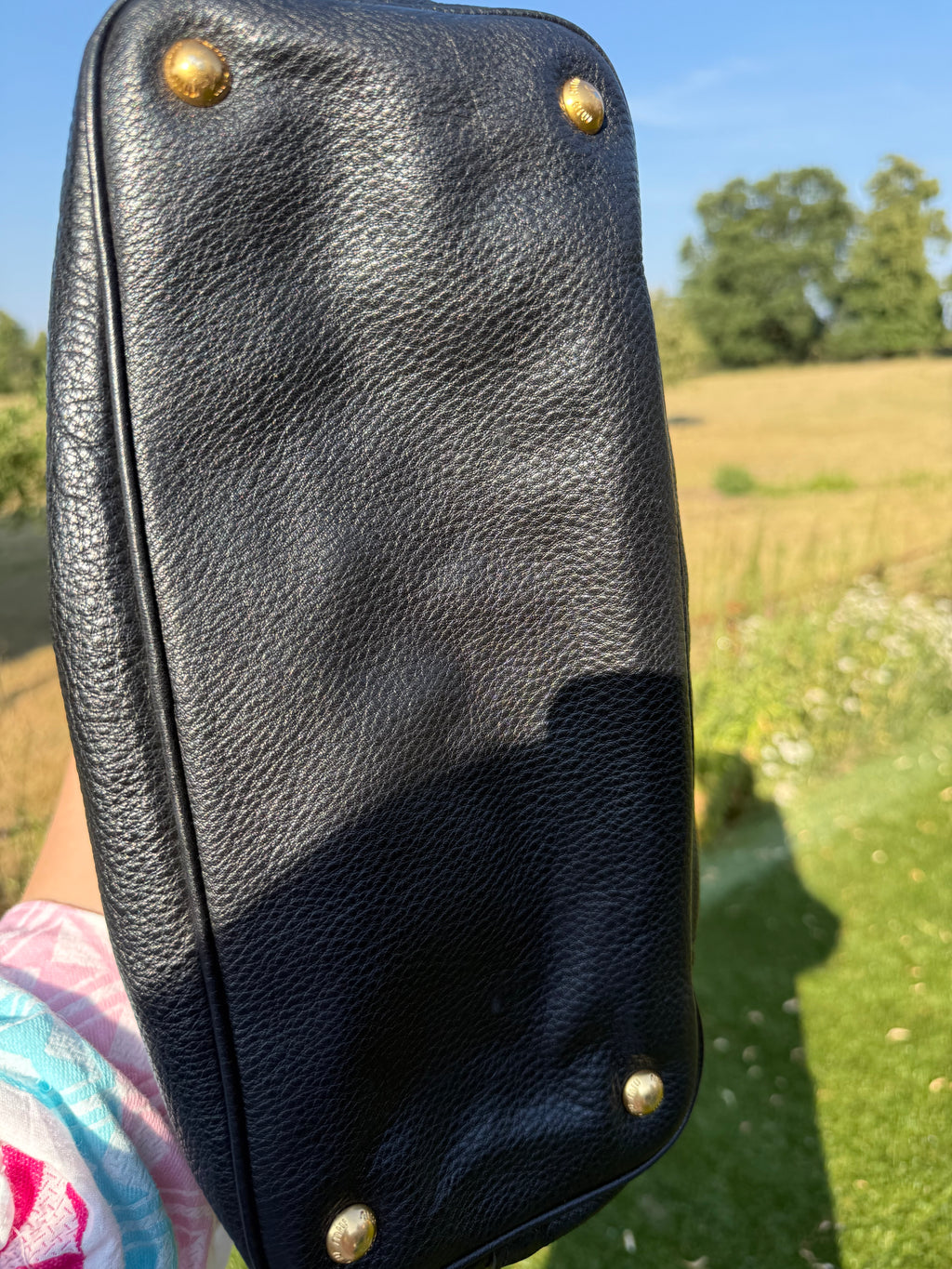 Miu Miu Vitello Lux Shoulder Bag – Black Leather
