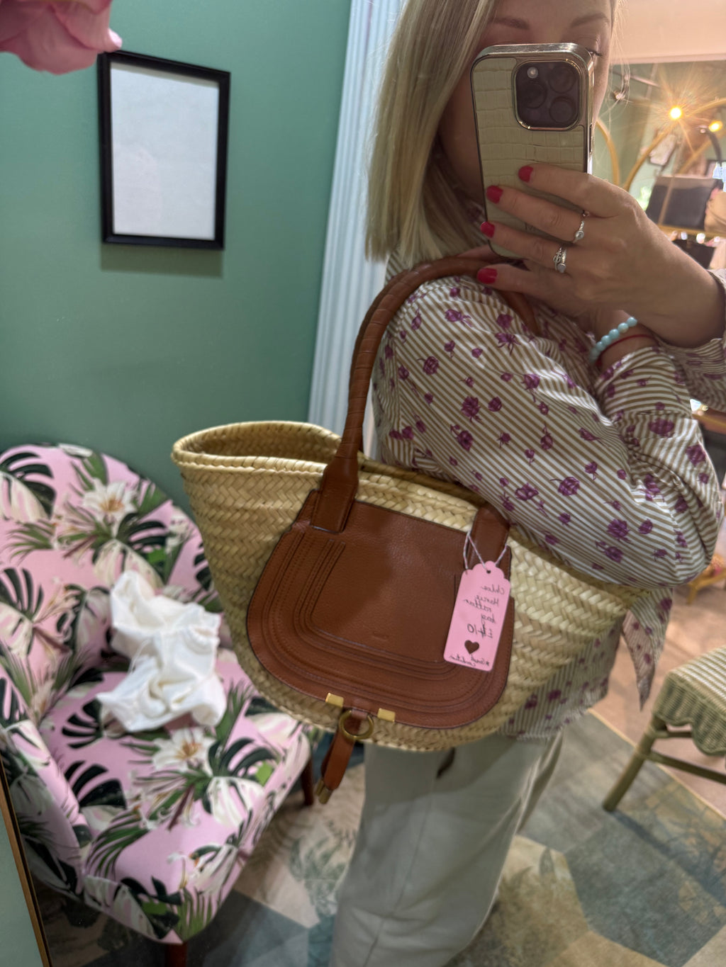 Chloe Marcie Basket Bag