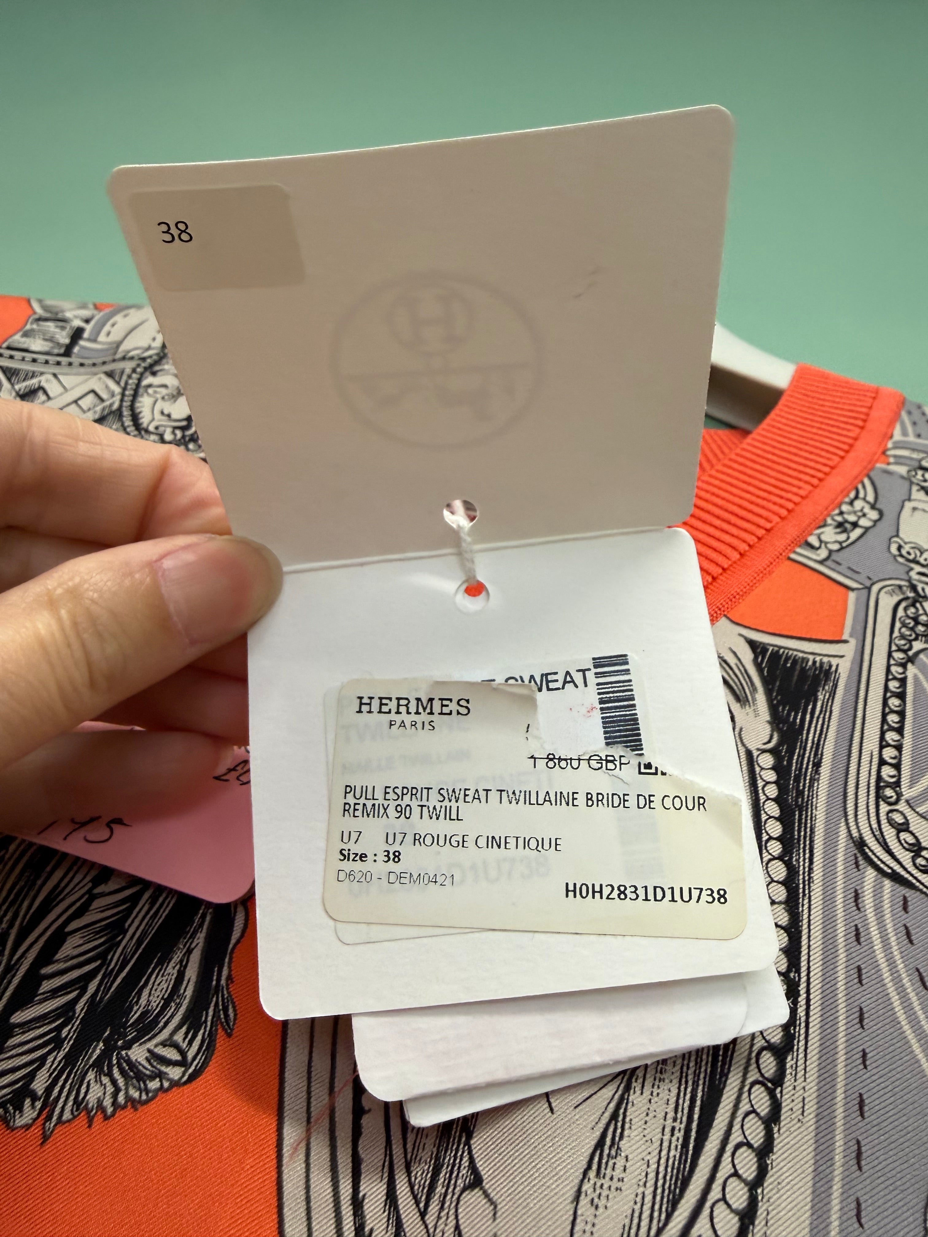 Hermès Brides De Gala Jumper UK38