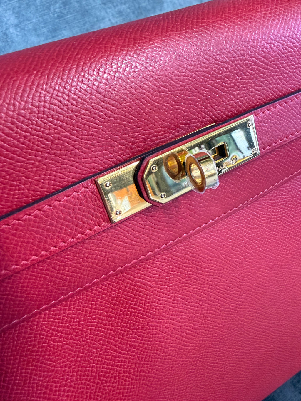 Hermès Kelly 32 Retourne in Veau Togo– 1990