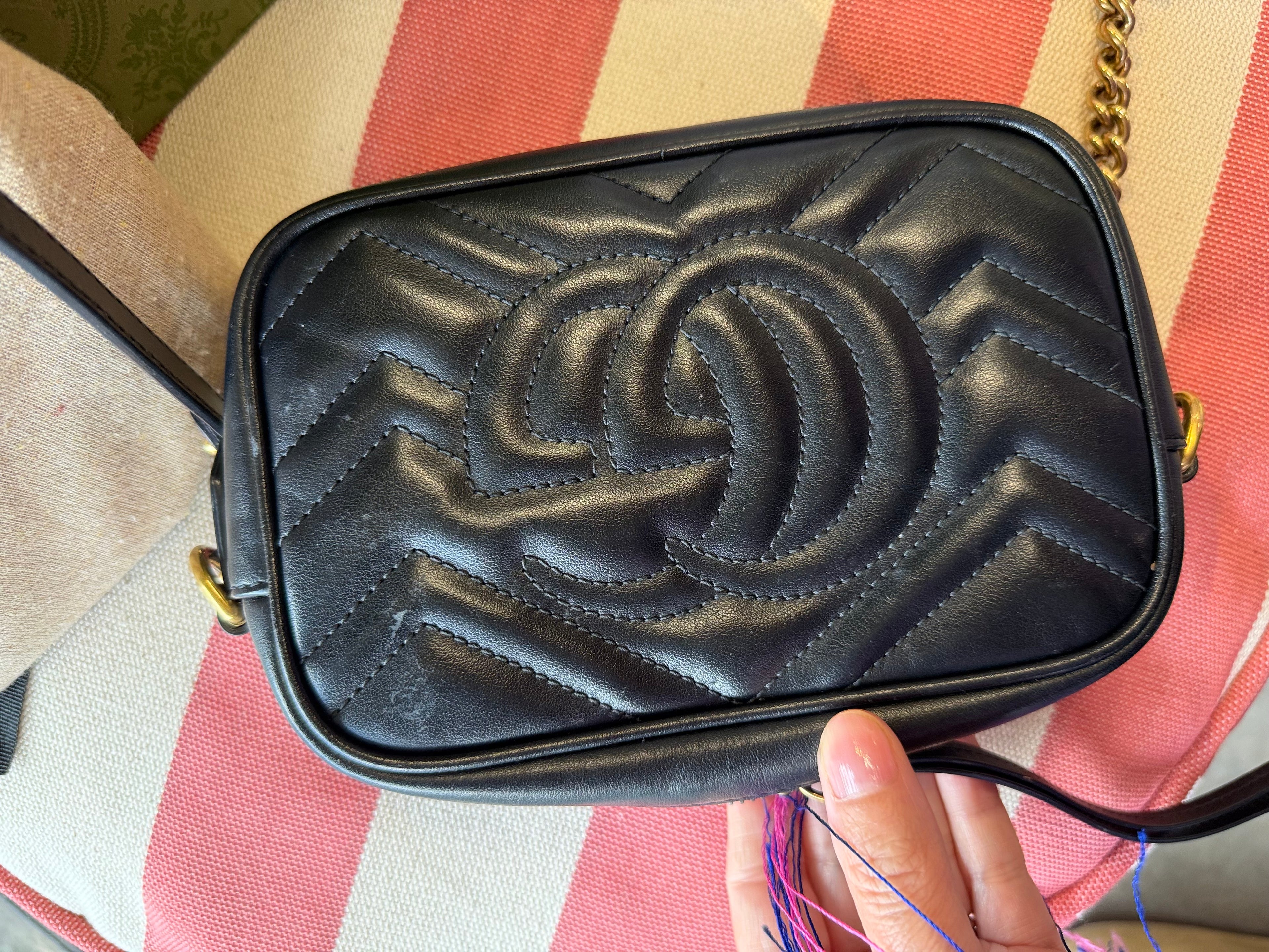 Gucci Mini Marmont Crossbody Camera Bag