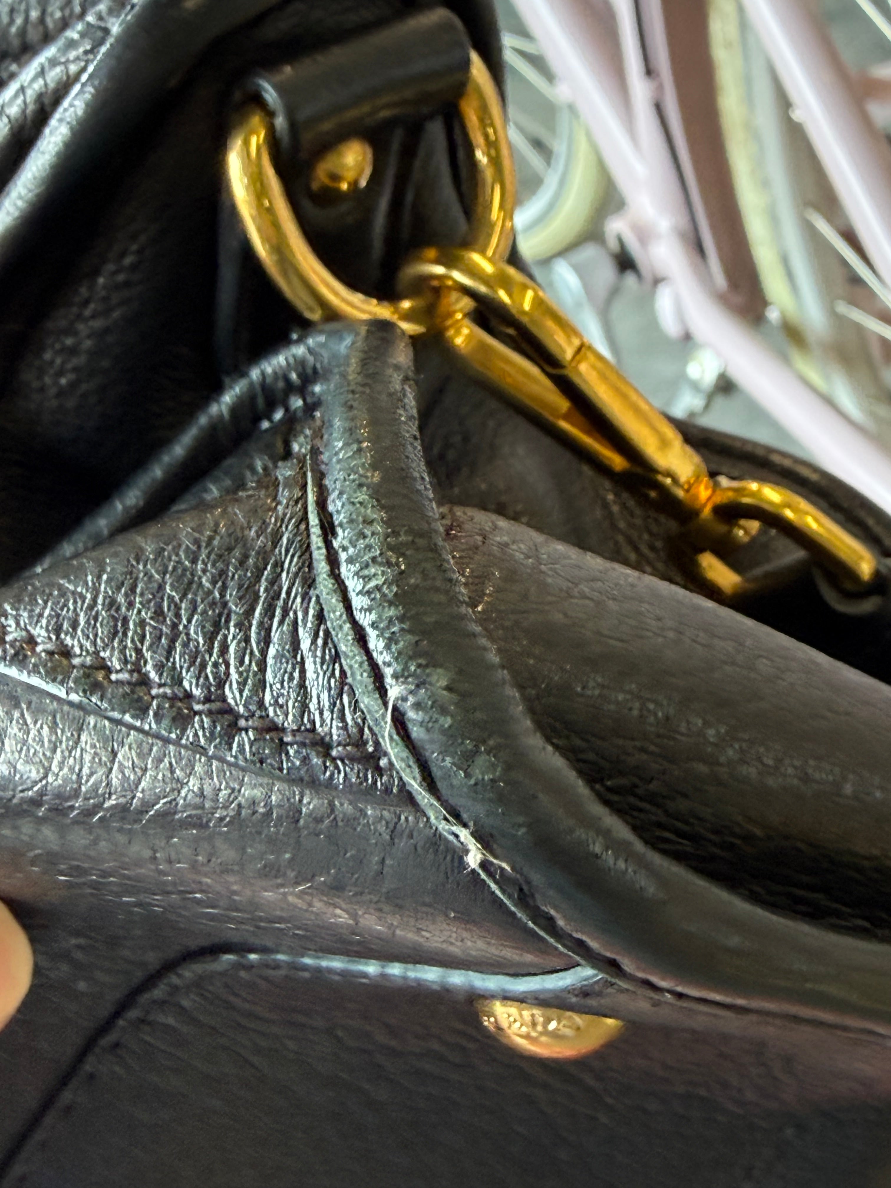 Prada Vitello Daino Top Handle