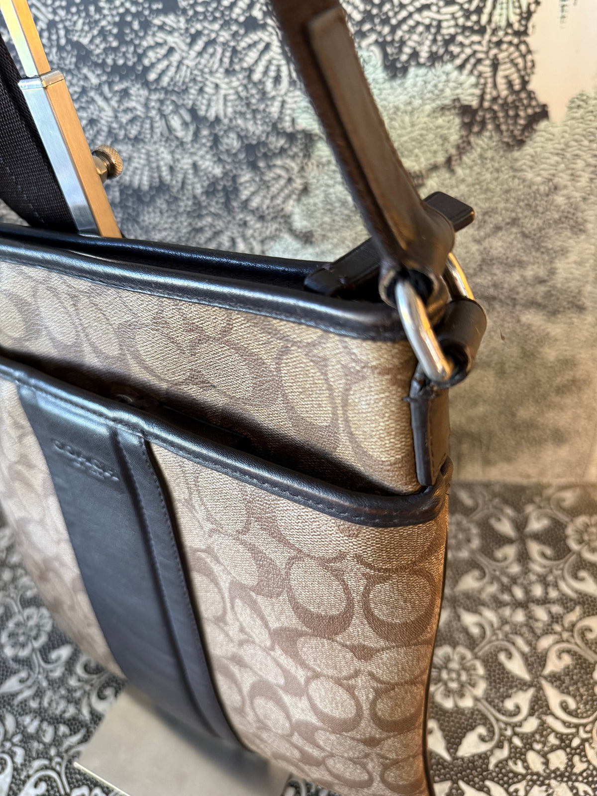 Coach Signature Large Crossbody Bag