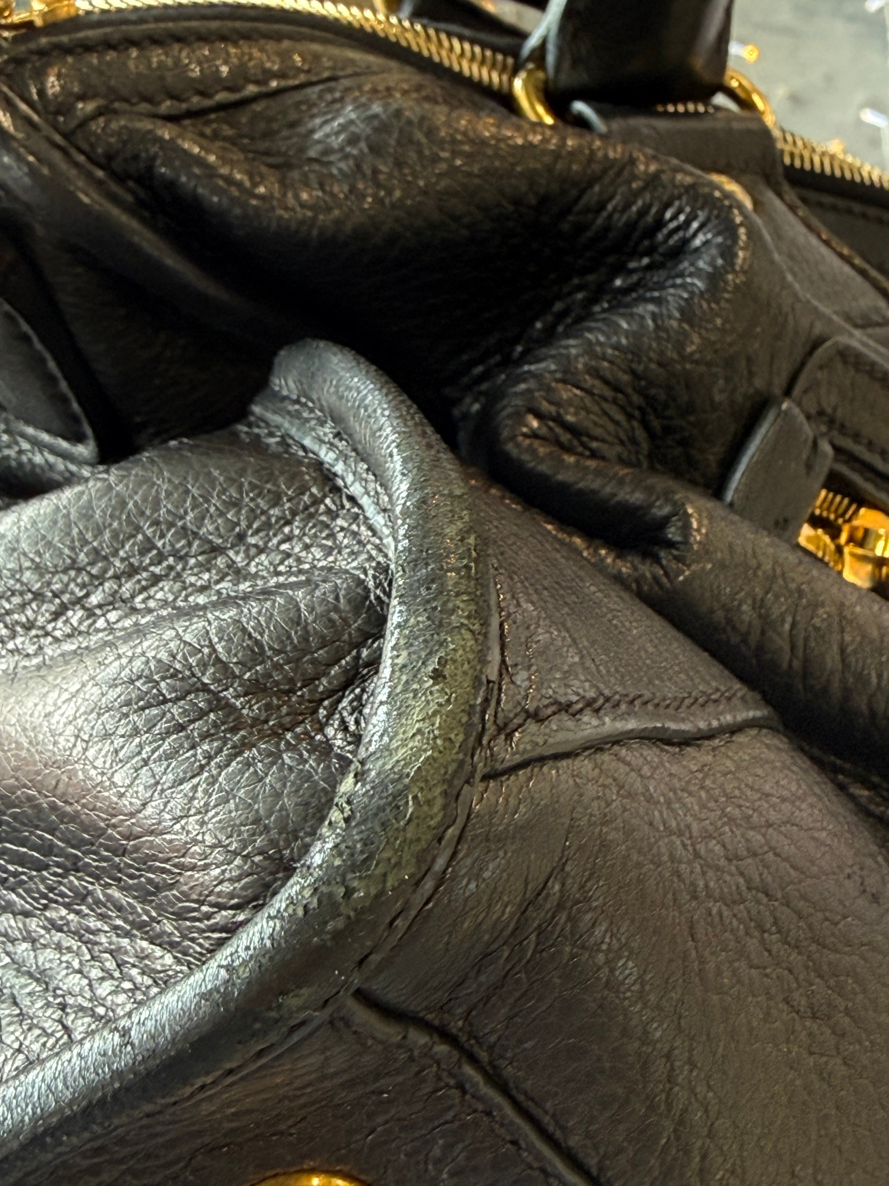 Prada Vitello Daino Top Handle