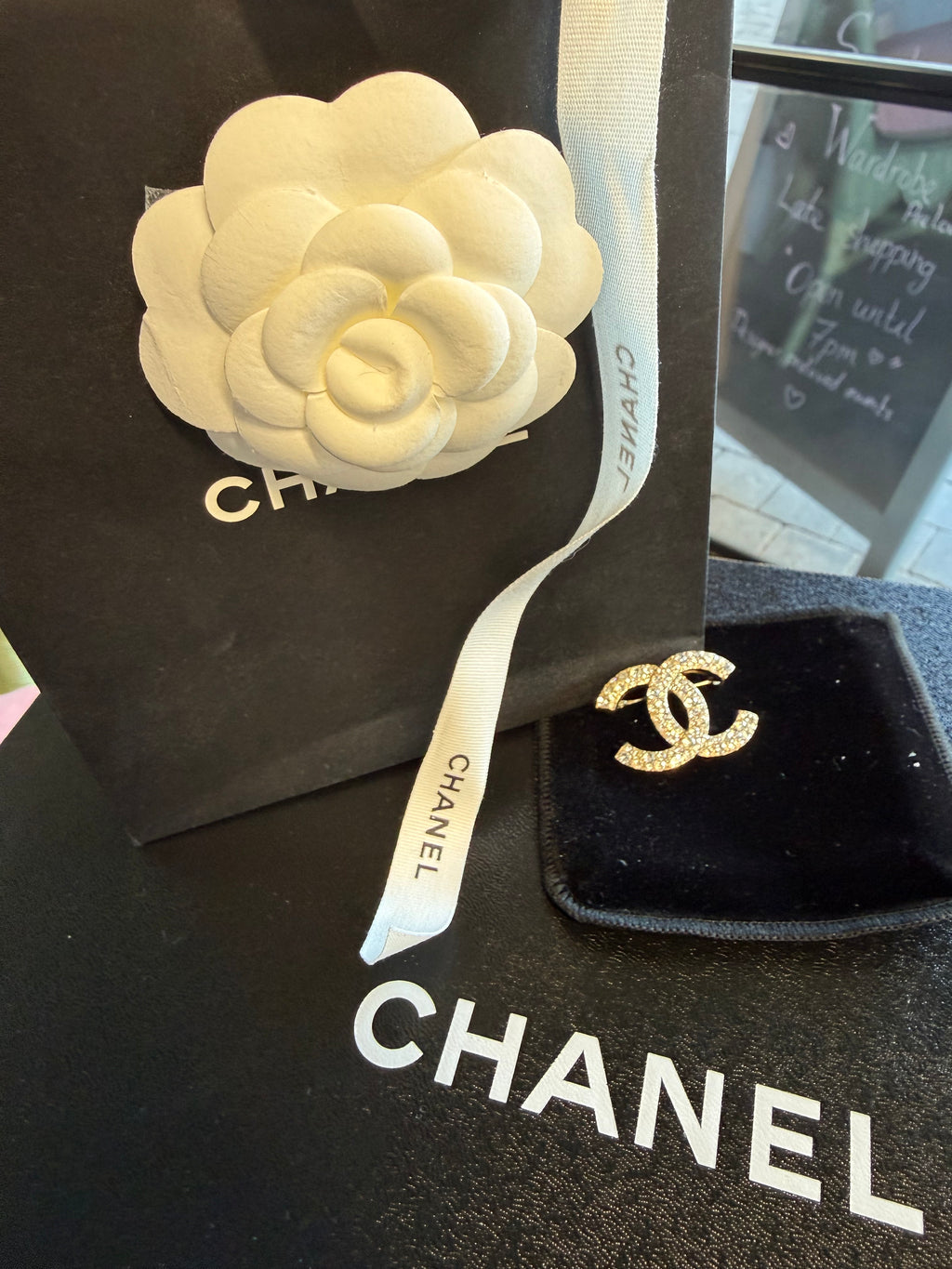 Chanel CC Brooch