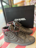 Chanel High Top Trainers UK36