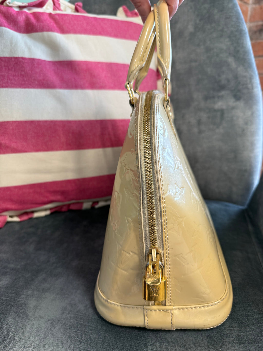 Louis Vuitton Alma PM Vernais Beige