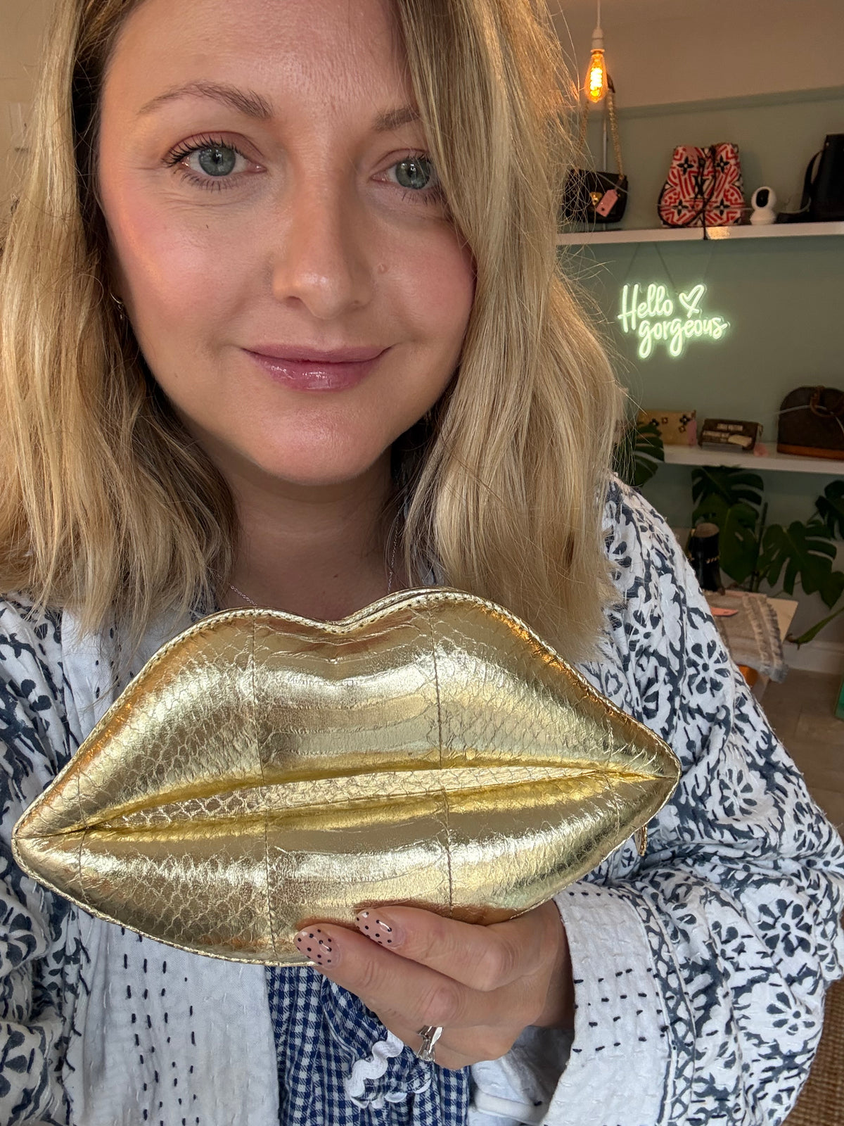Lulu Guinness Lips Clutch