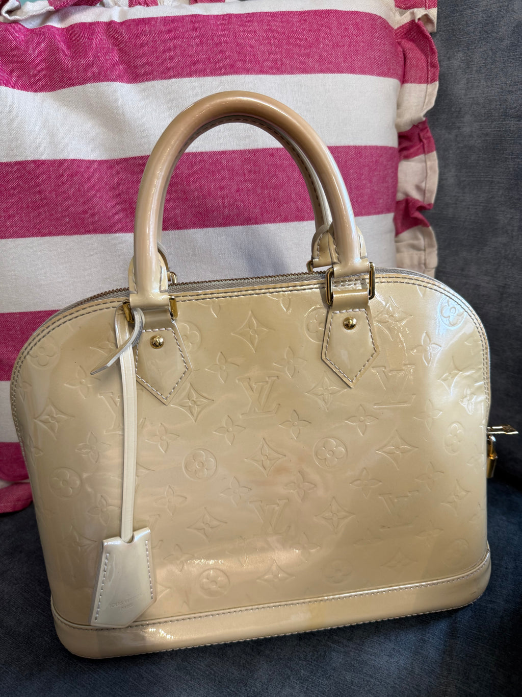 Louis Vuitton Alma PM Vernais Beige