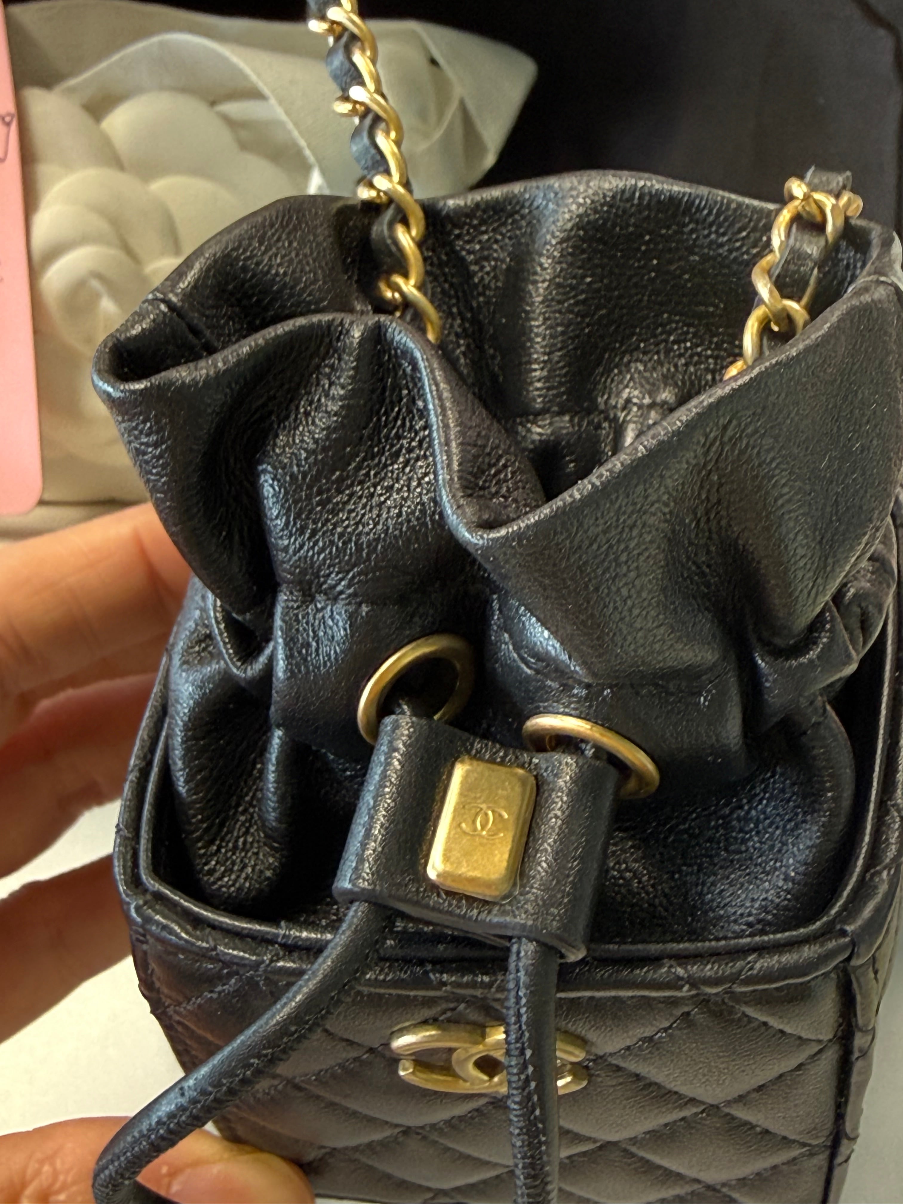 Chanel Micro Drawstring Vanity