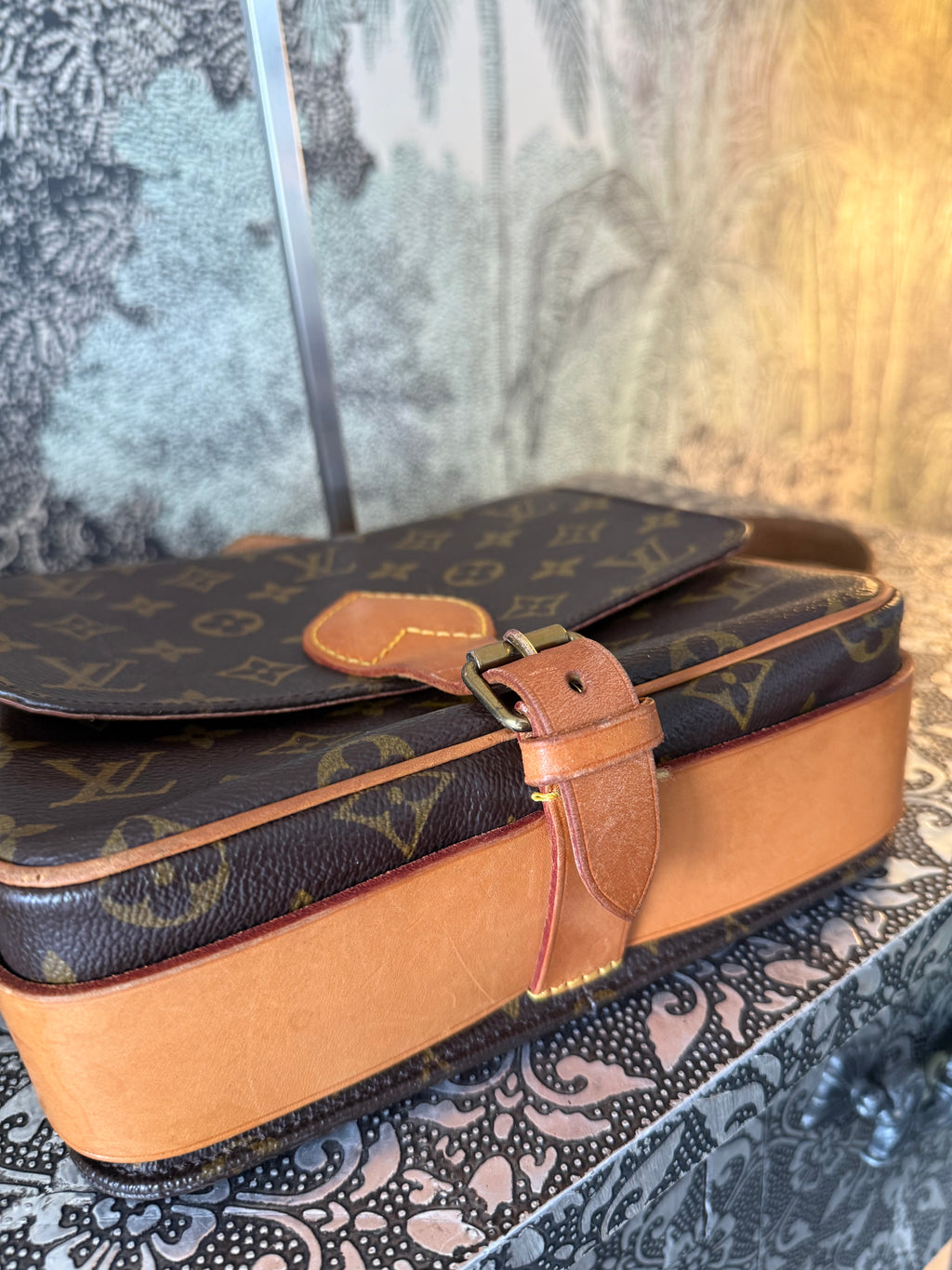 Louis Vuitton Vintage Monogram Cartouchière Crossbody Bag