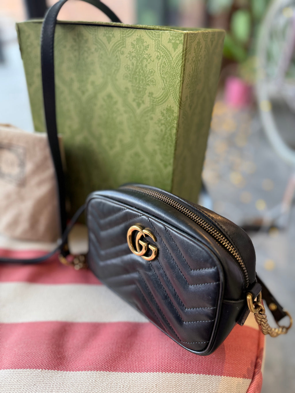 Gucci Mini Marmont Crossbody Camera Bag