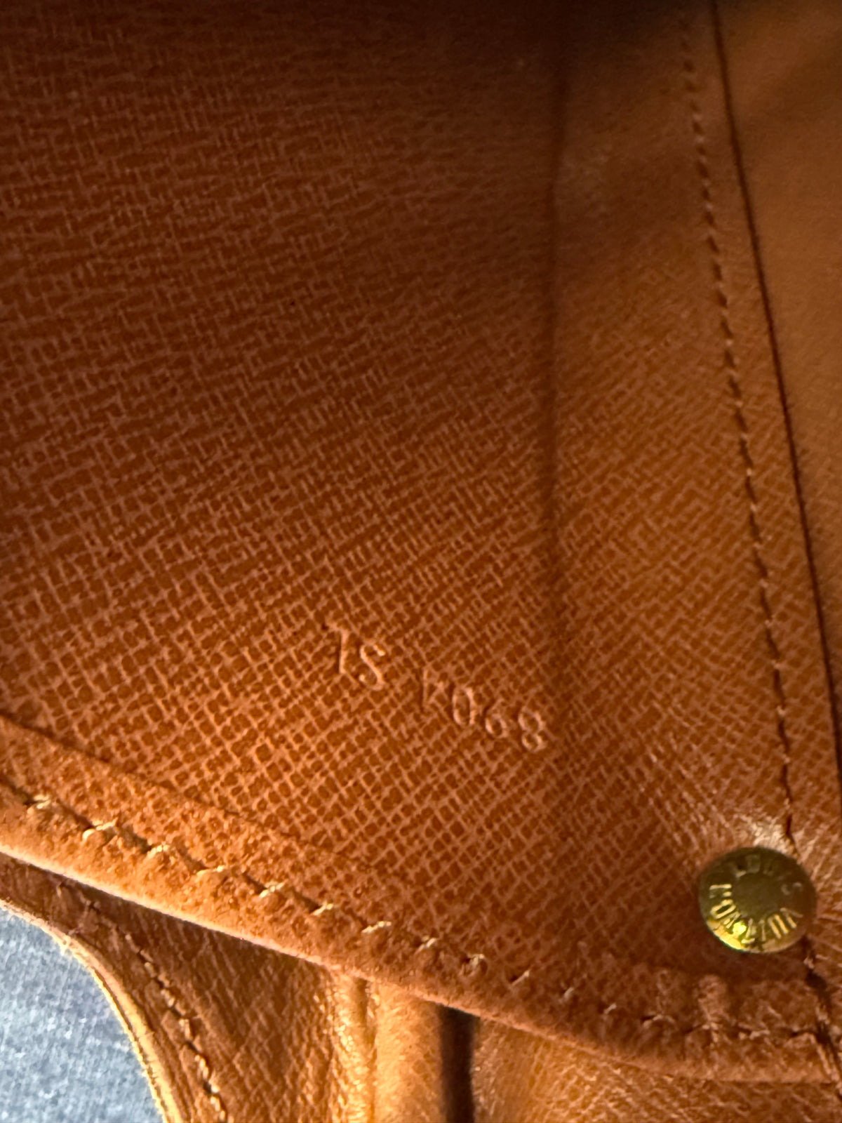 Louis Vuitton Vintage Monogram Cartouchière Crossbody Bag