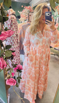 Essentials London Block Print Cotton Shell Dress