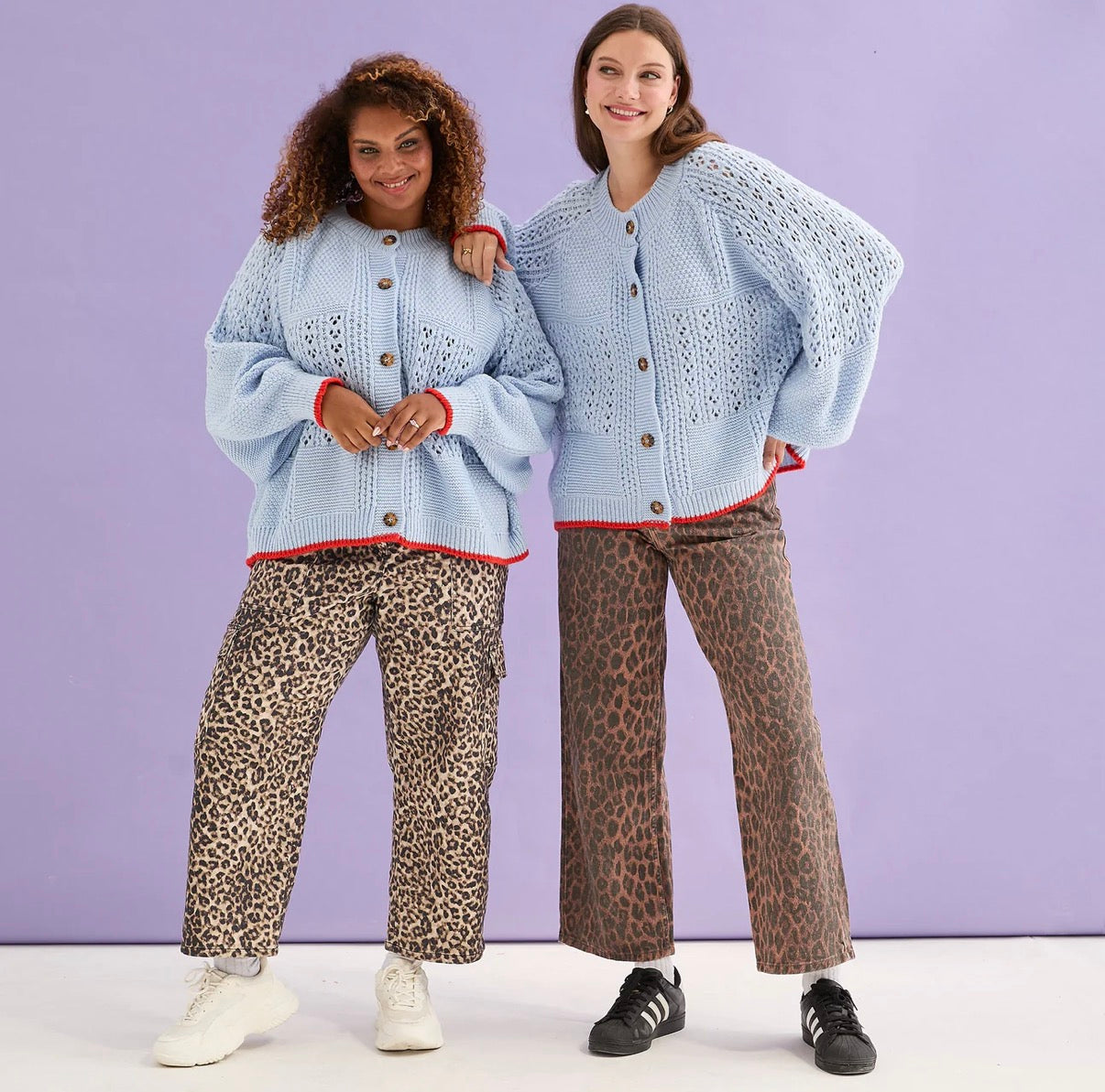 Cara & The Sky Brigit Pointelle Balloon Cardigan