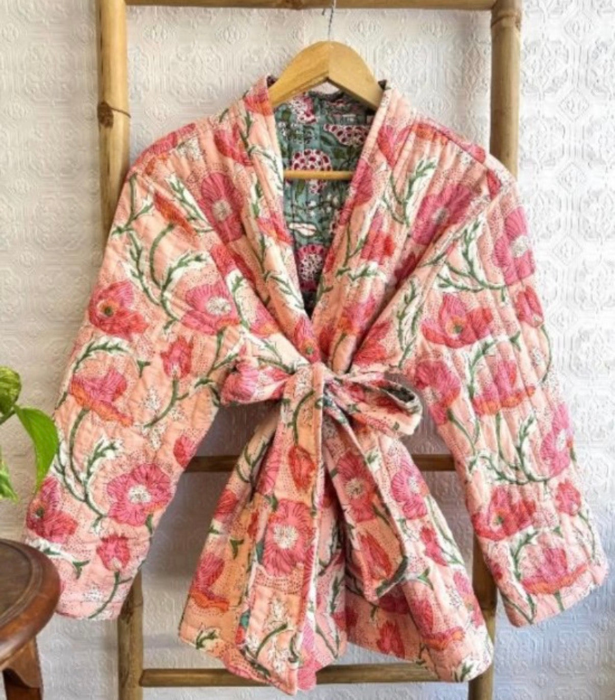 Garden Block Print Jacket
