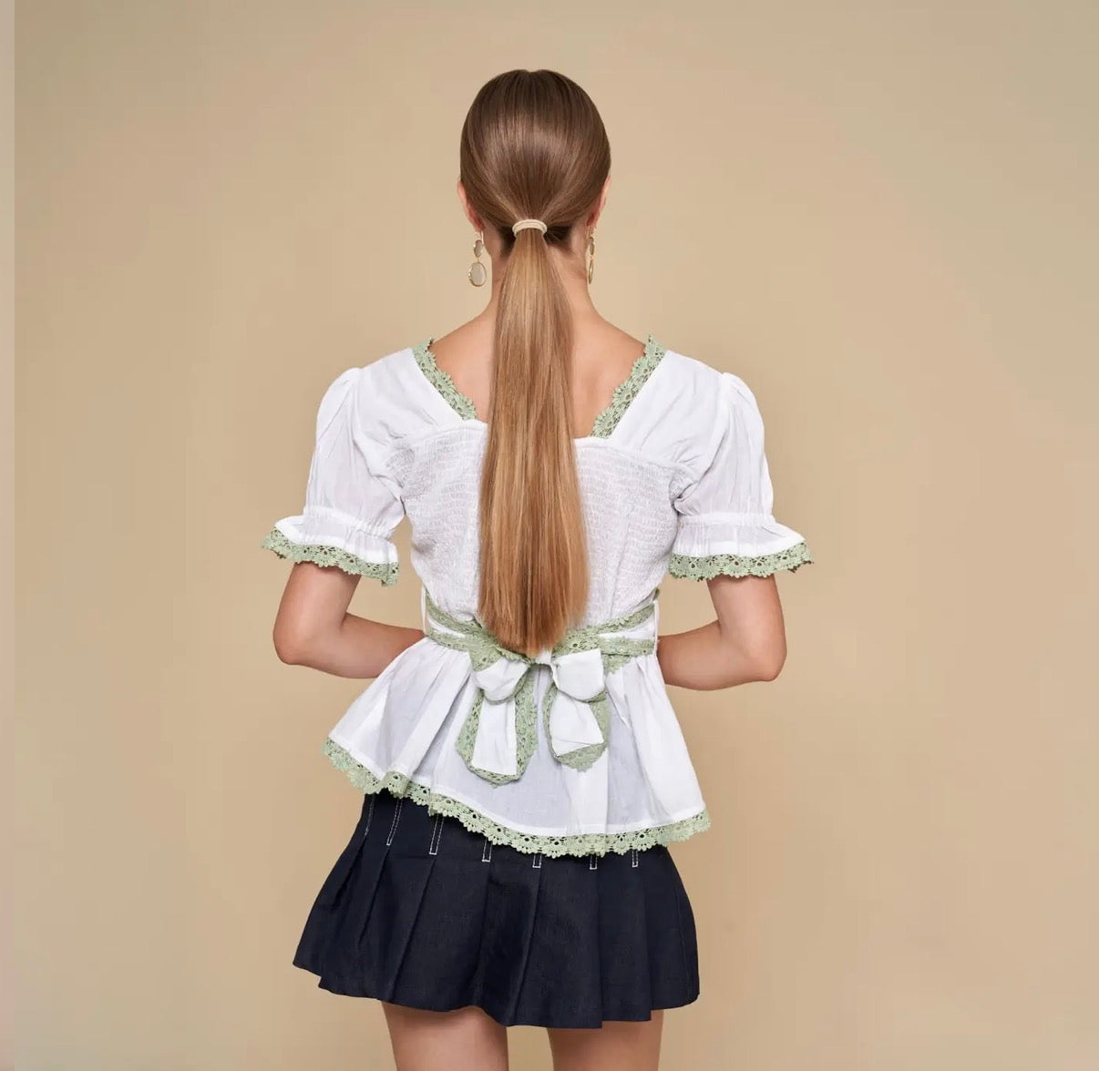 Love Calixta The Jemima White Top