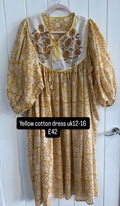 Essentials London yellow cotton dress