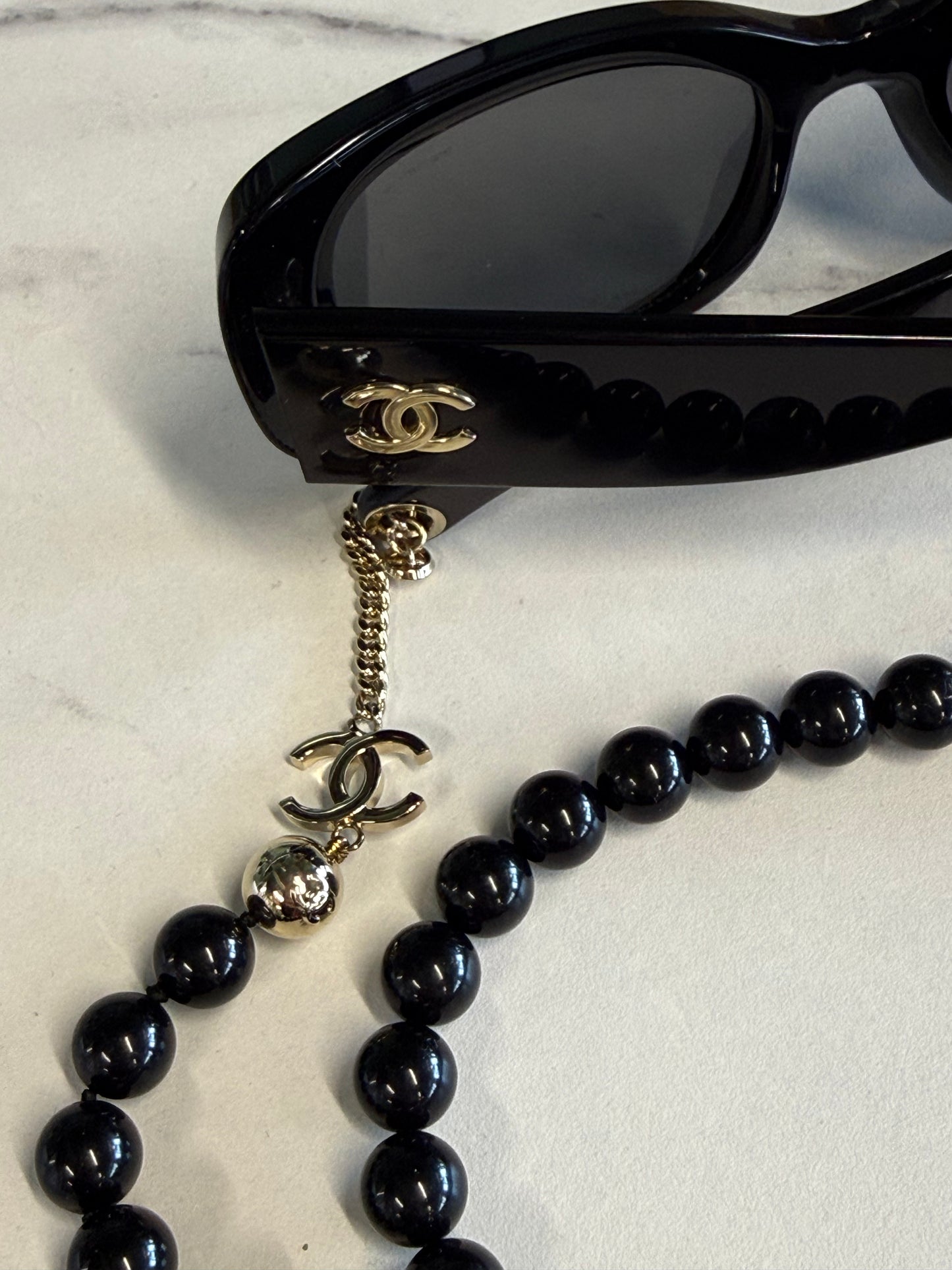 Chanel Sunglasses with detachable chain