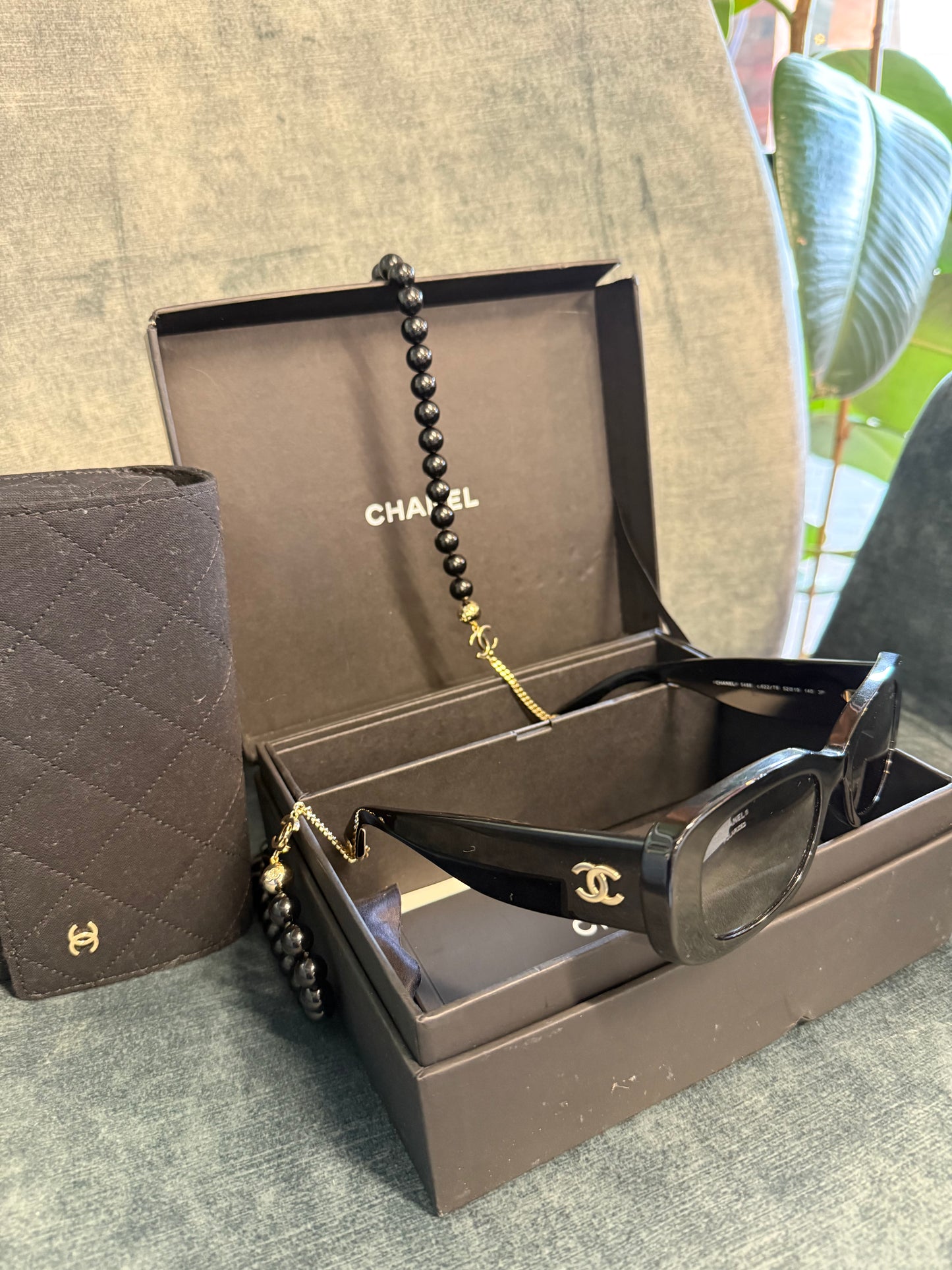 Chanel Sunglasses with detachable chain
