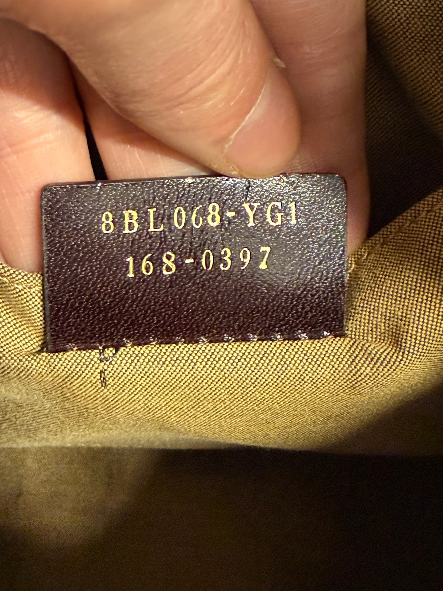 Fendi Zucca ‘Forever’ Boston Bag