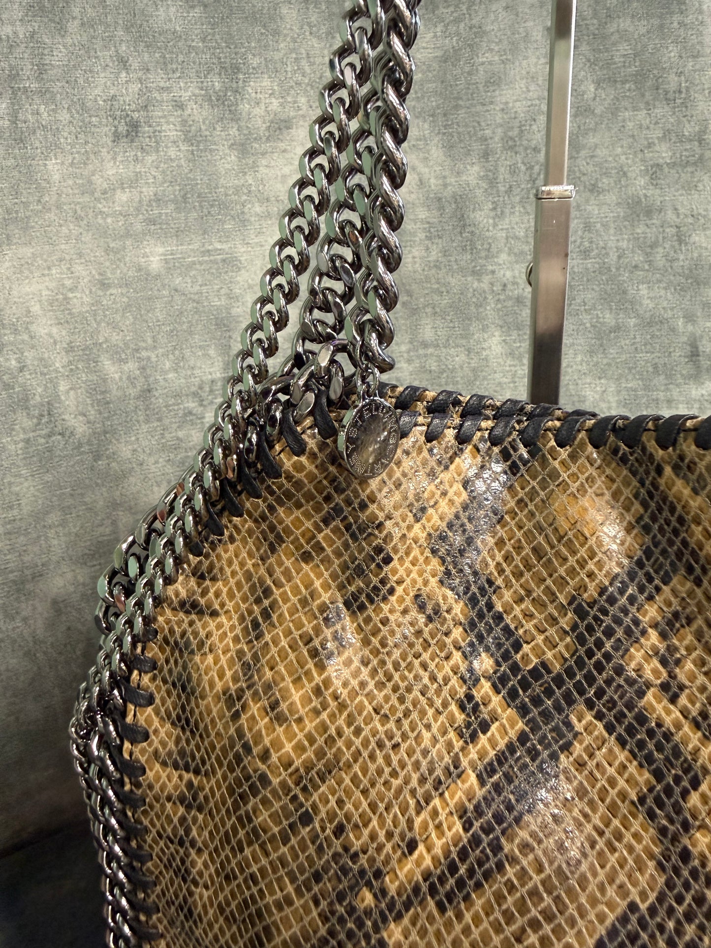 Stella McCartney Falabella mock snake