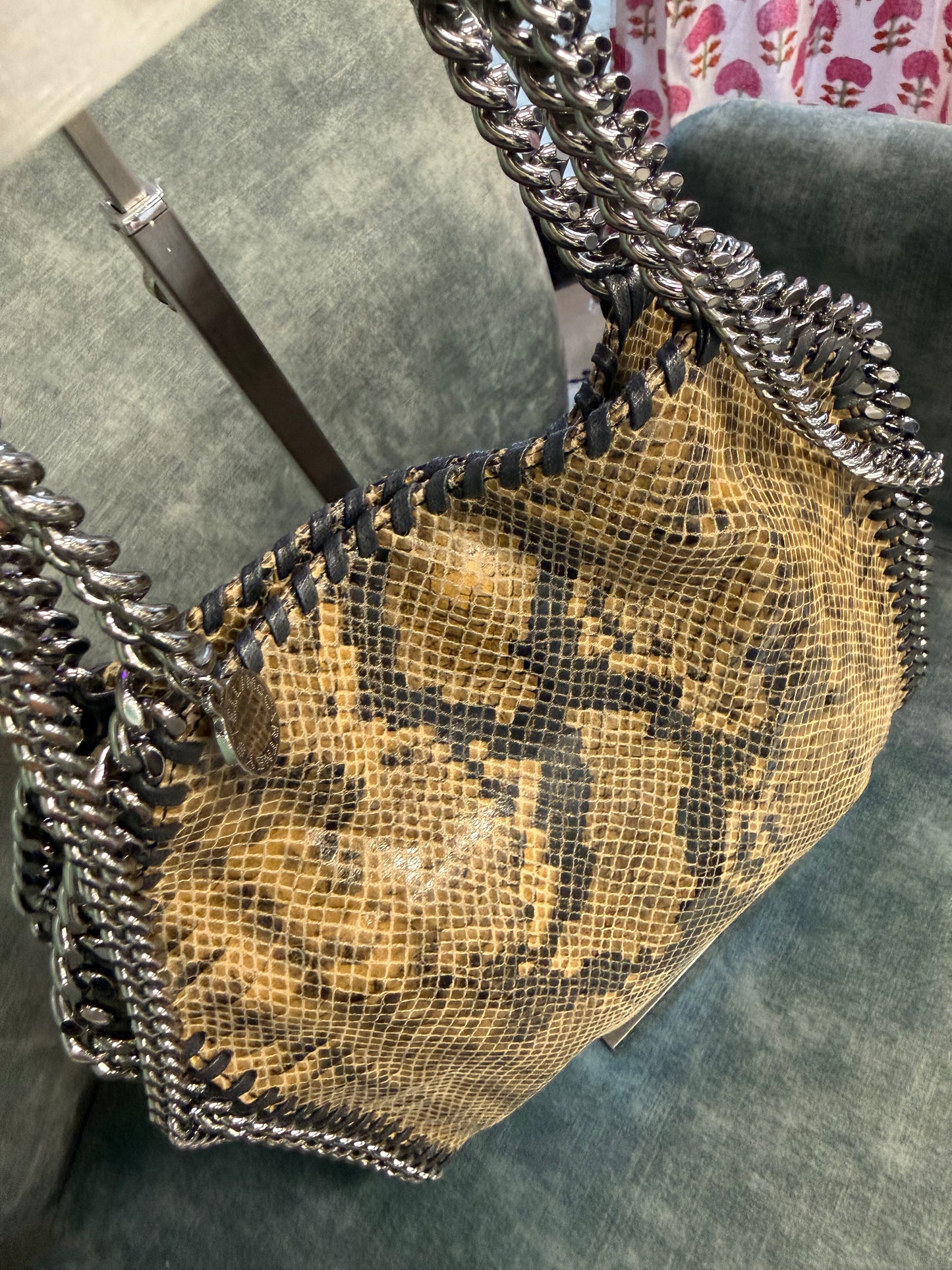 Stella McCartney Falabella mock snake