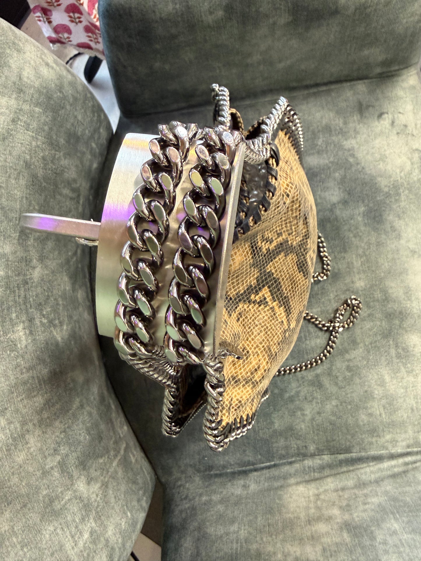 Stella McCartney Falabella mock snake