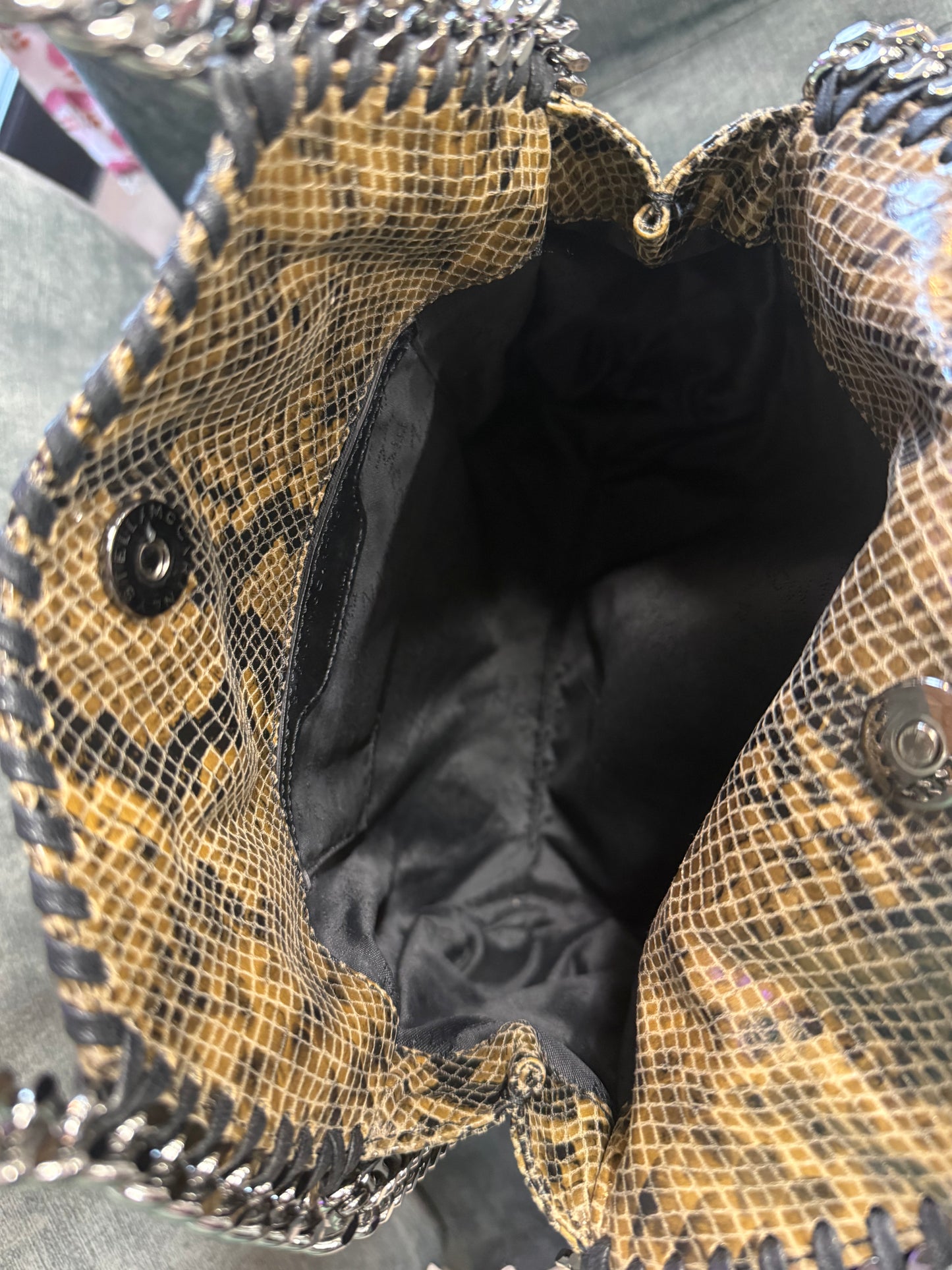 Stella McCartney Falabella mock snake