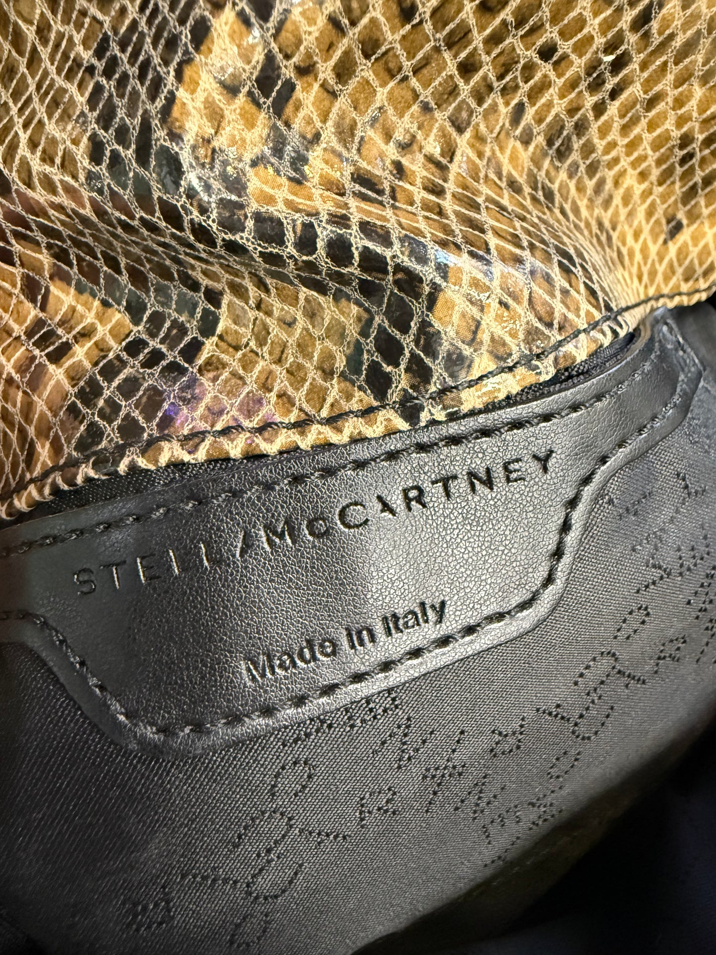 Stella McCartney Falabella mock snake