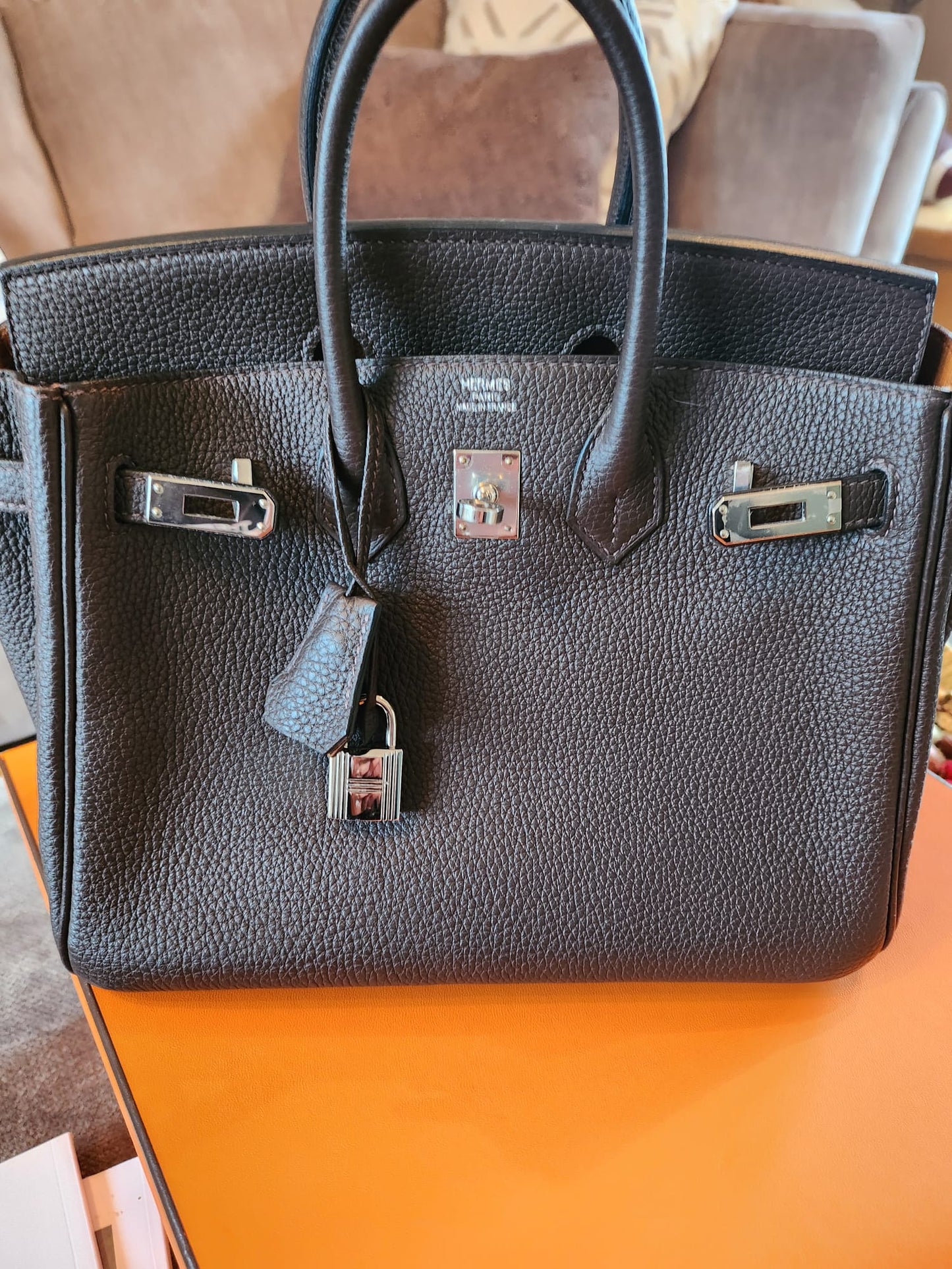 Hermès Birkin 25 in Ebene on Togo