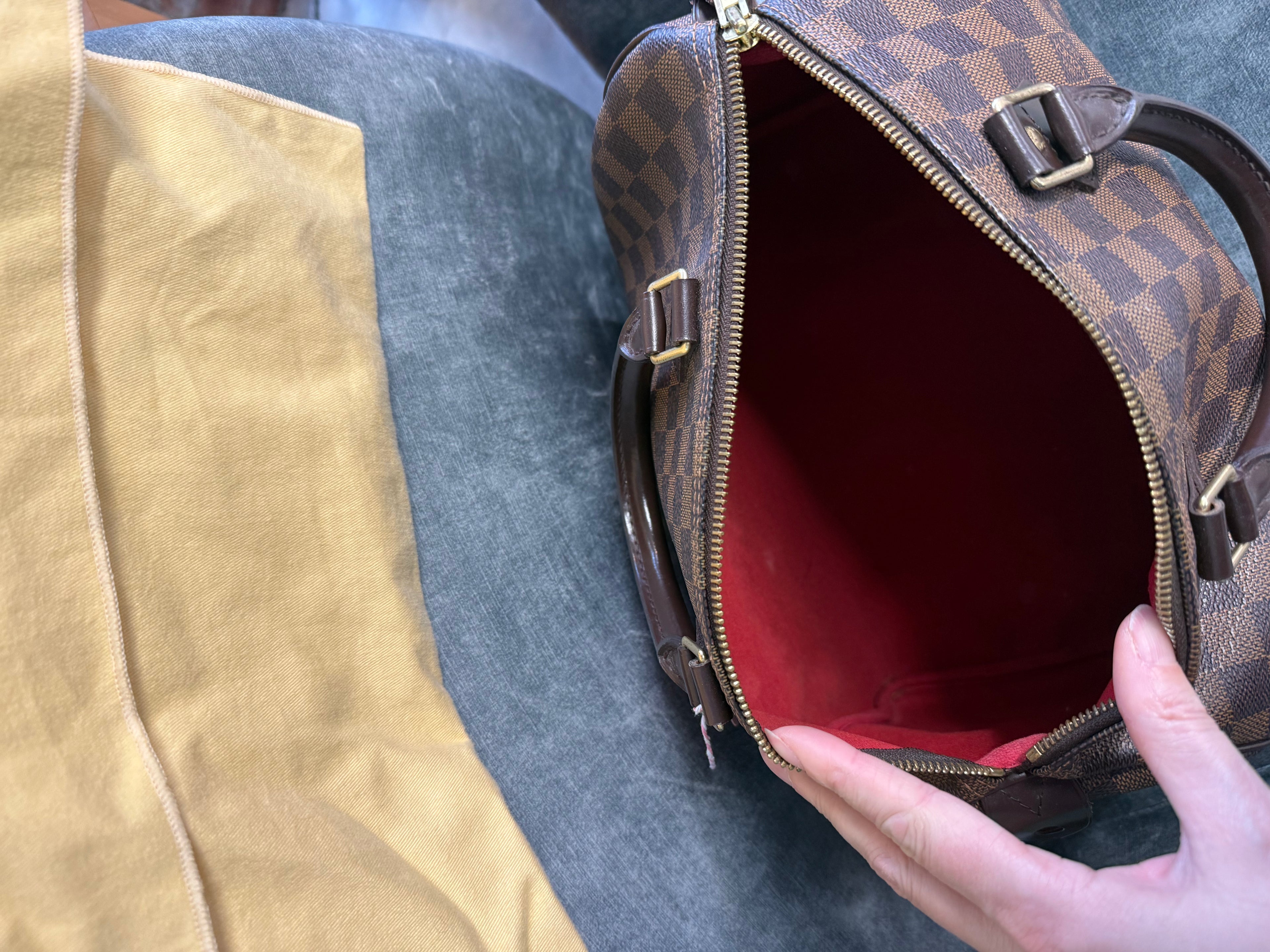 Louis Vuitton Speedy 30 Damier Ebene