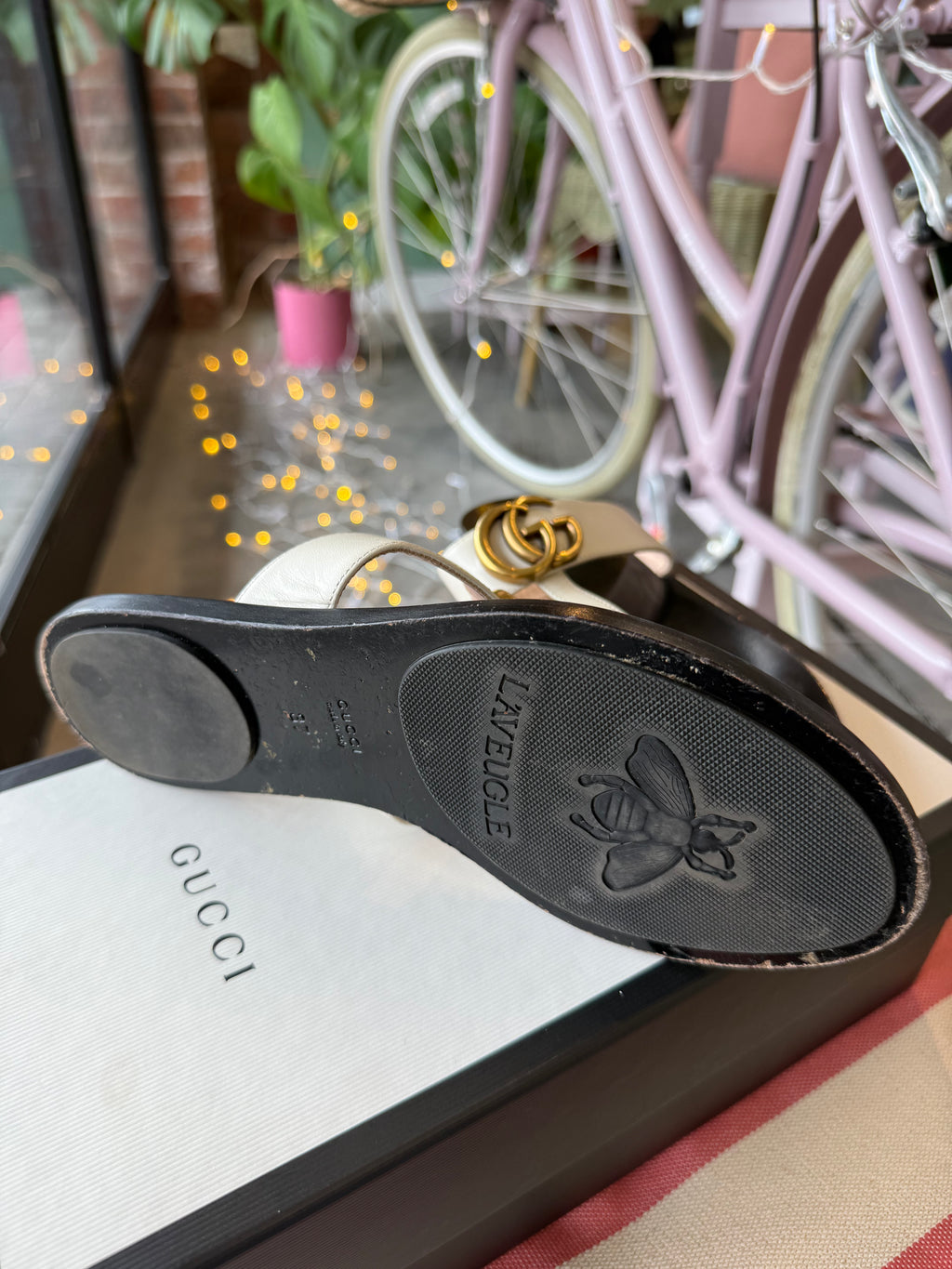 Gucci Marmont Sandal UK37