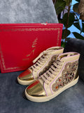 René Caovilla Embellished High-Top Trainers uk36- fit like 37