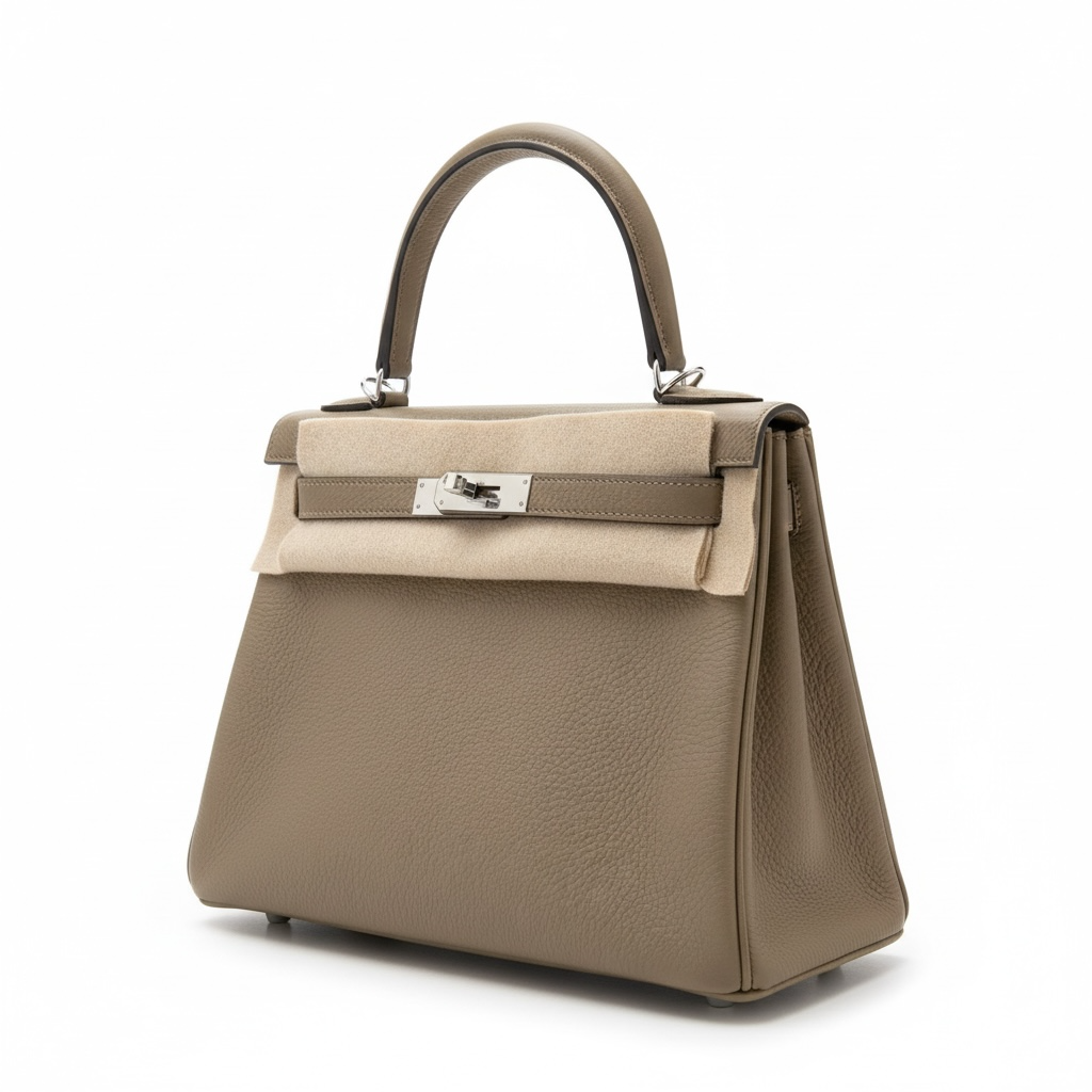 Hermès Kelly 28 Top Handle Bag – Beige Marfa