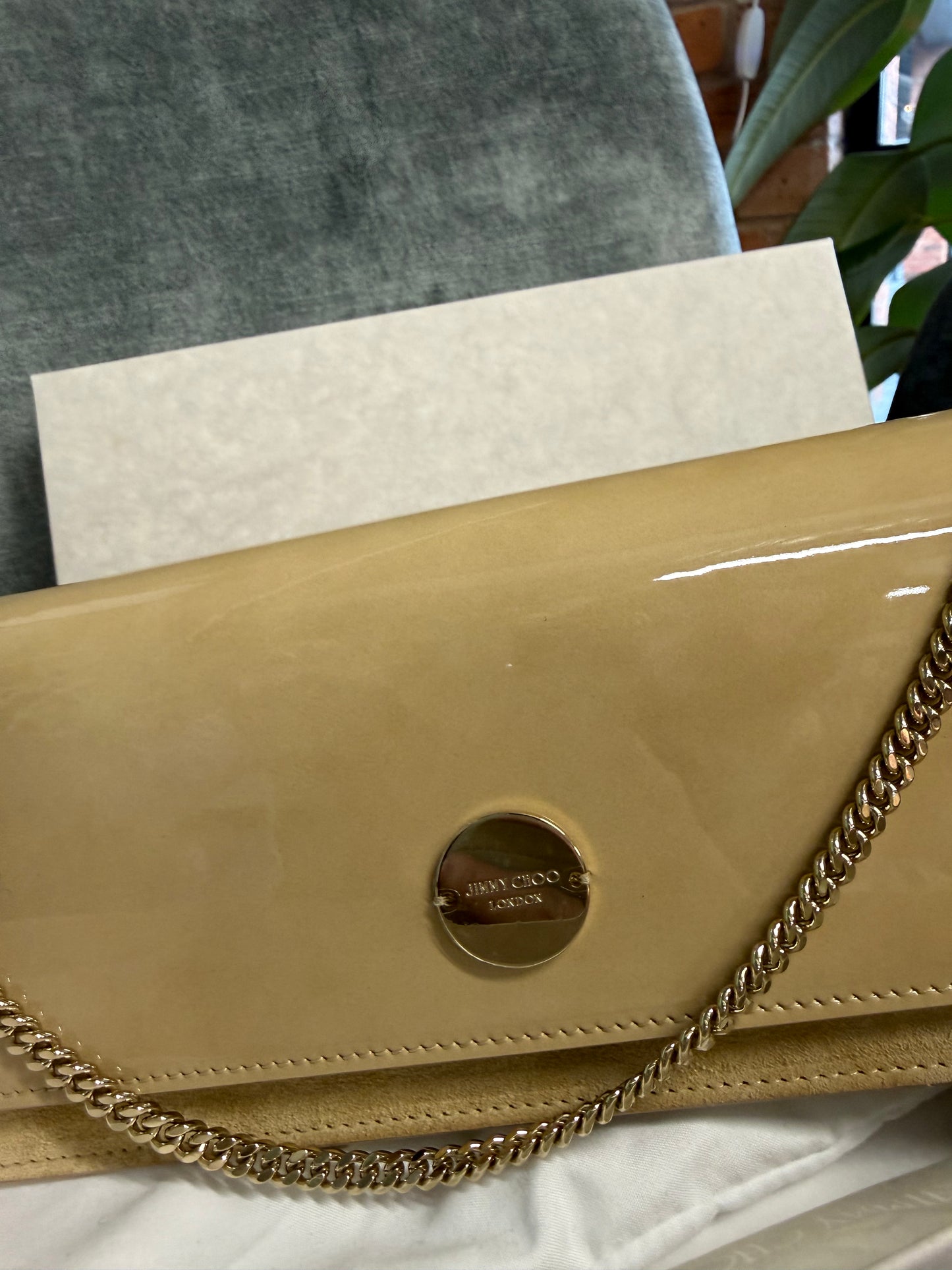 Jimmy Choo Nude Clutch